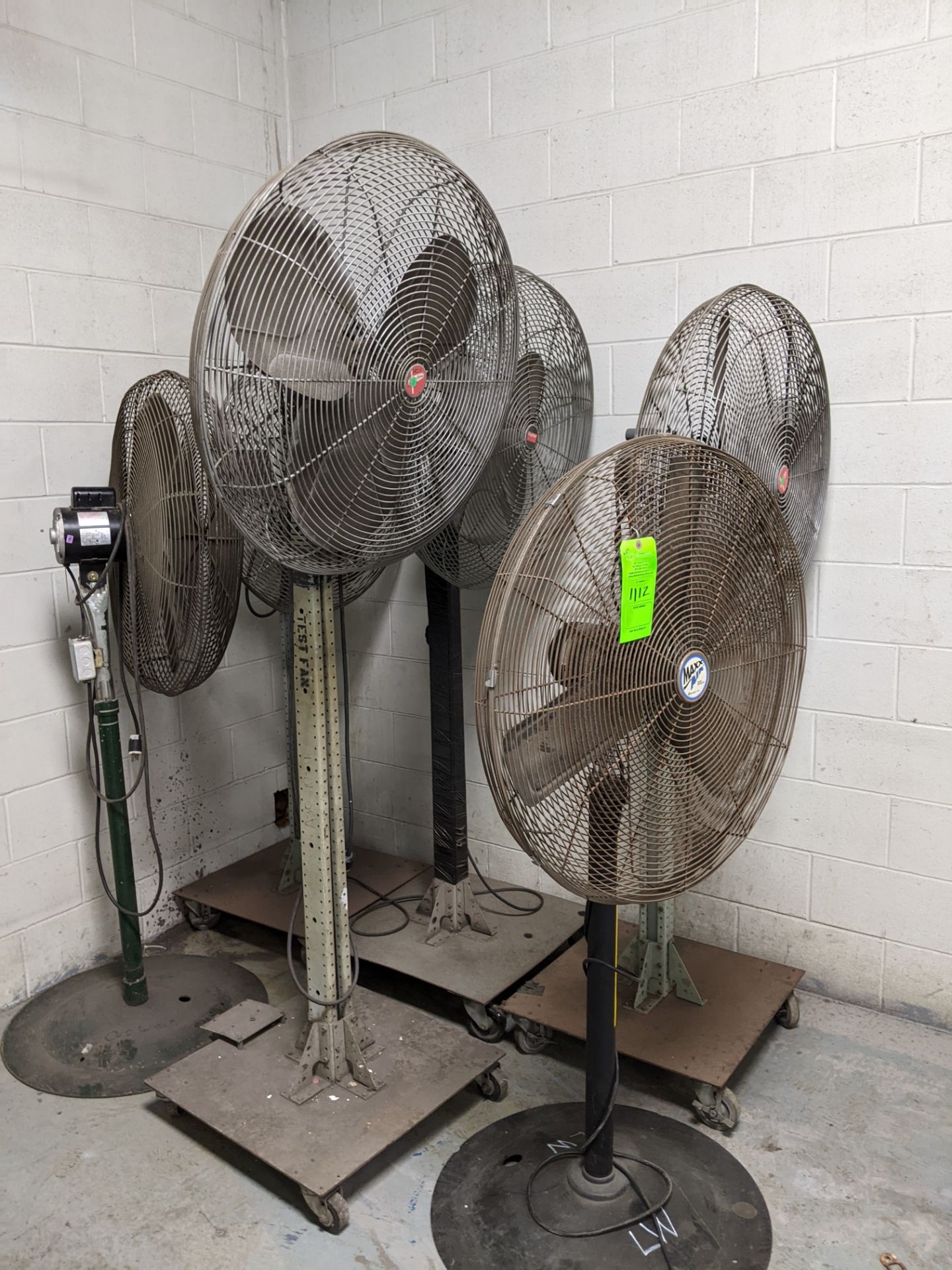 (6) VARIOUS STANDING FANS