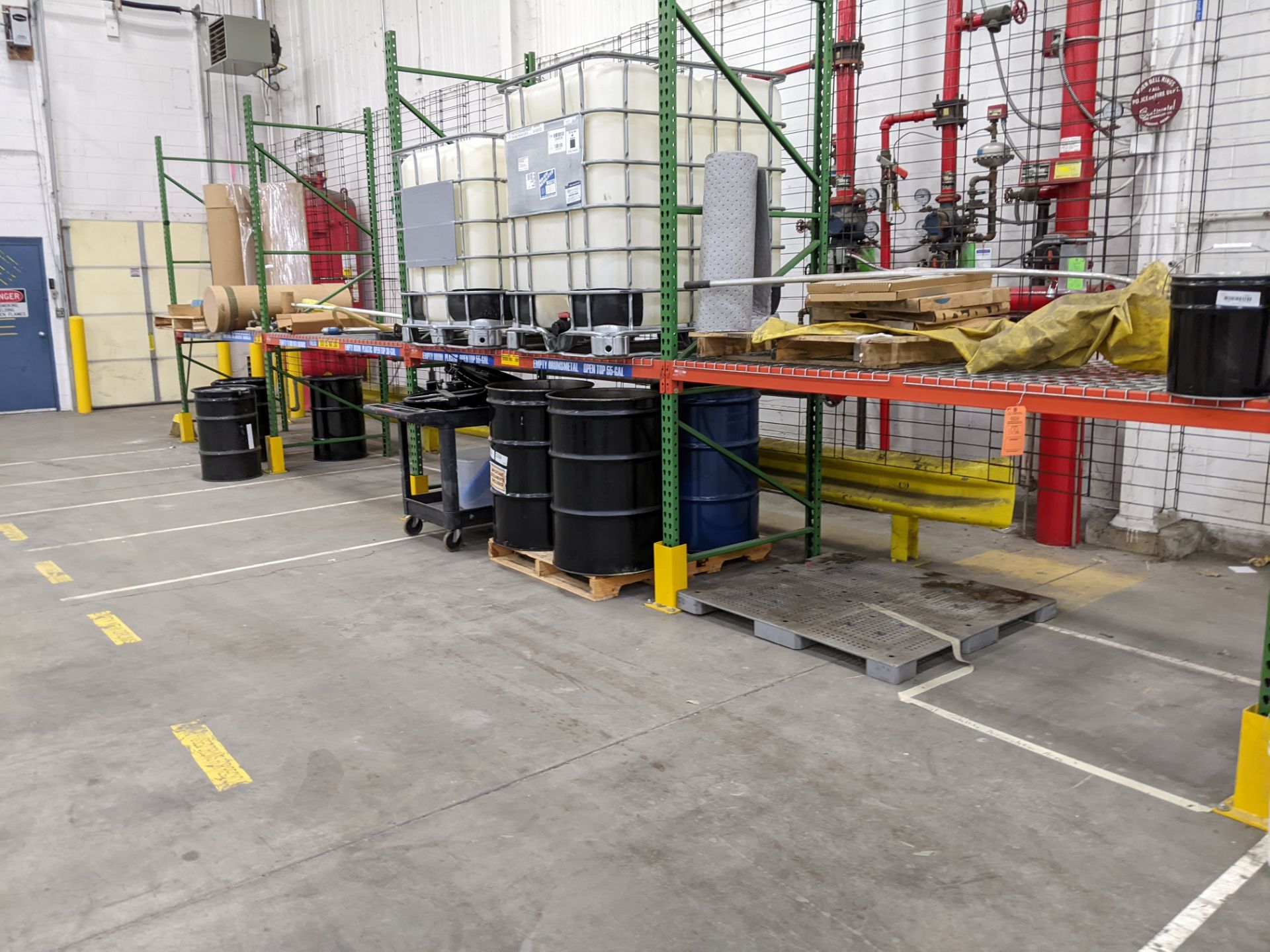 CONTENTS OF PALLET RACKING