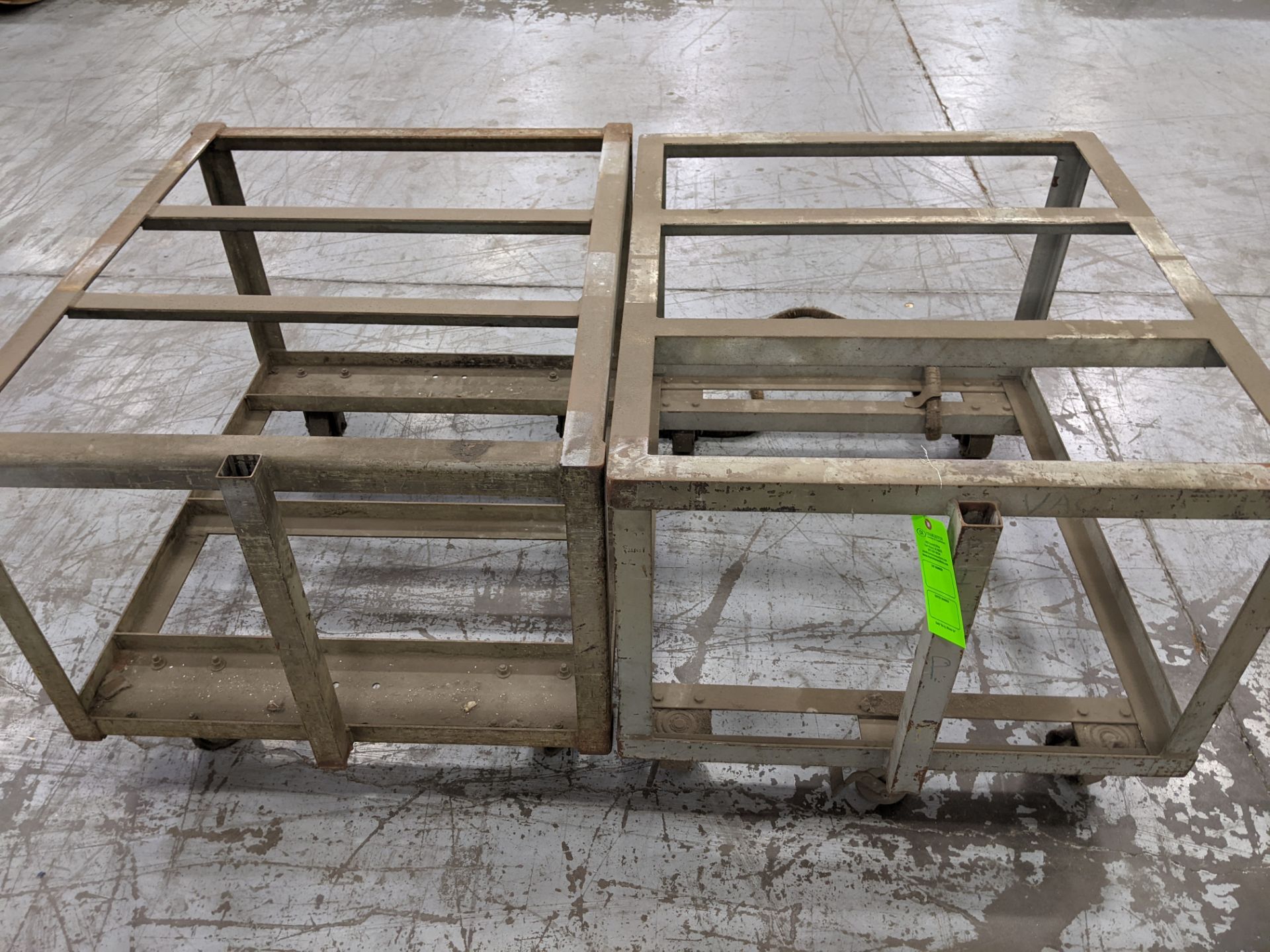 (2) MISC STEEL CARTS