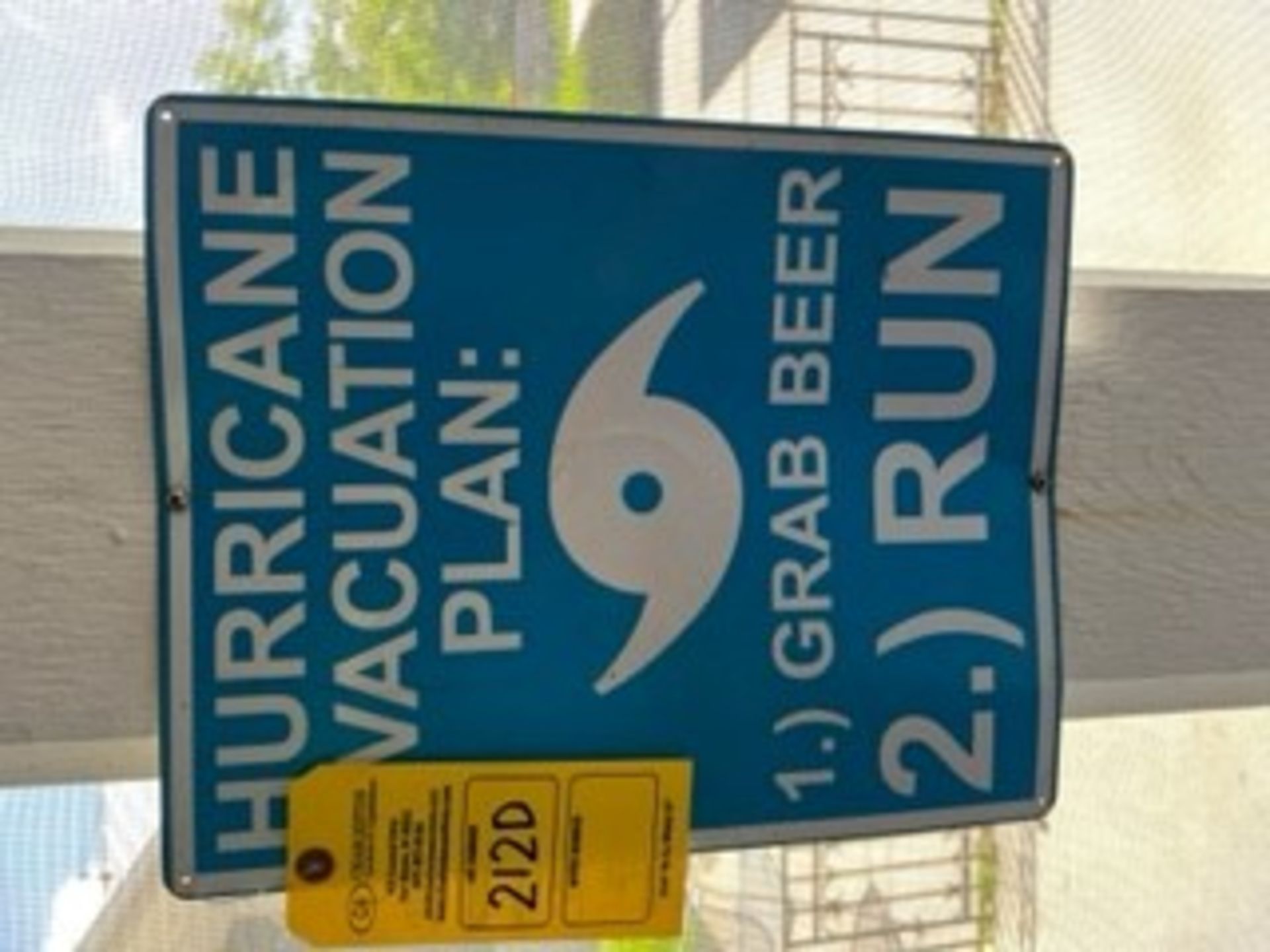 HURRICANE EVACUATION SIGN