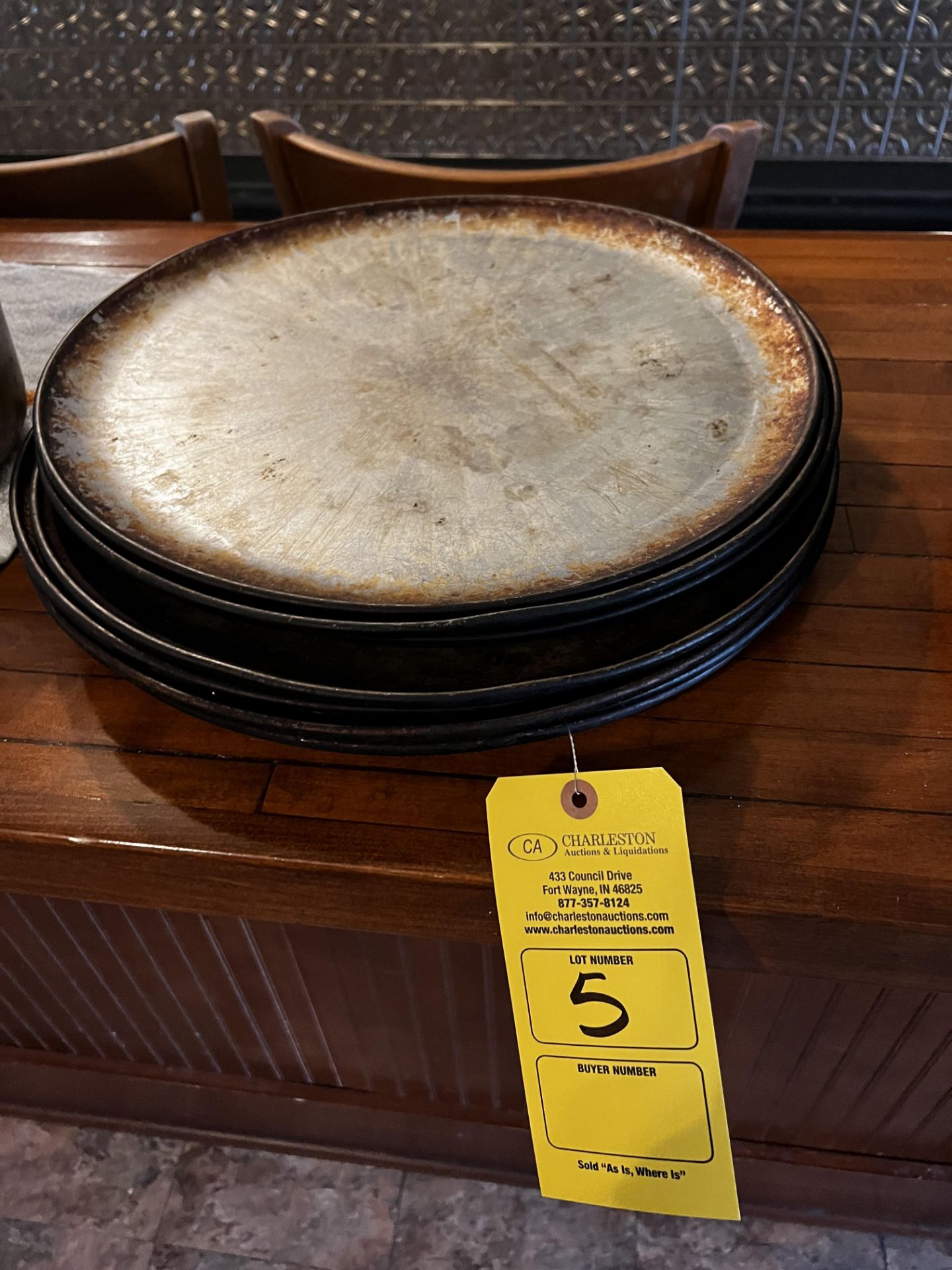 (10) 16" PIZZA PANS