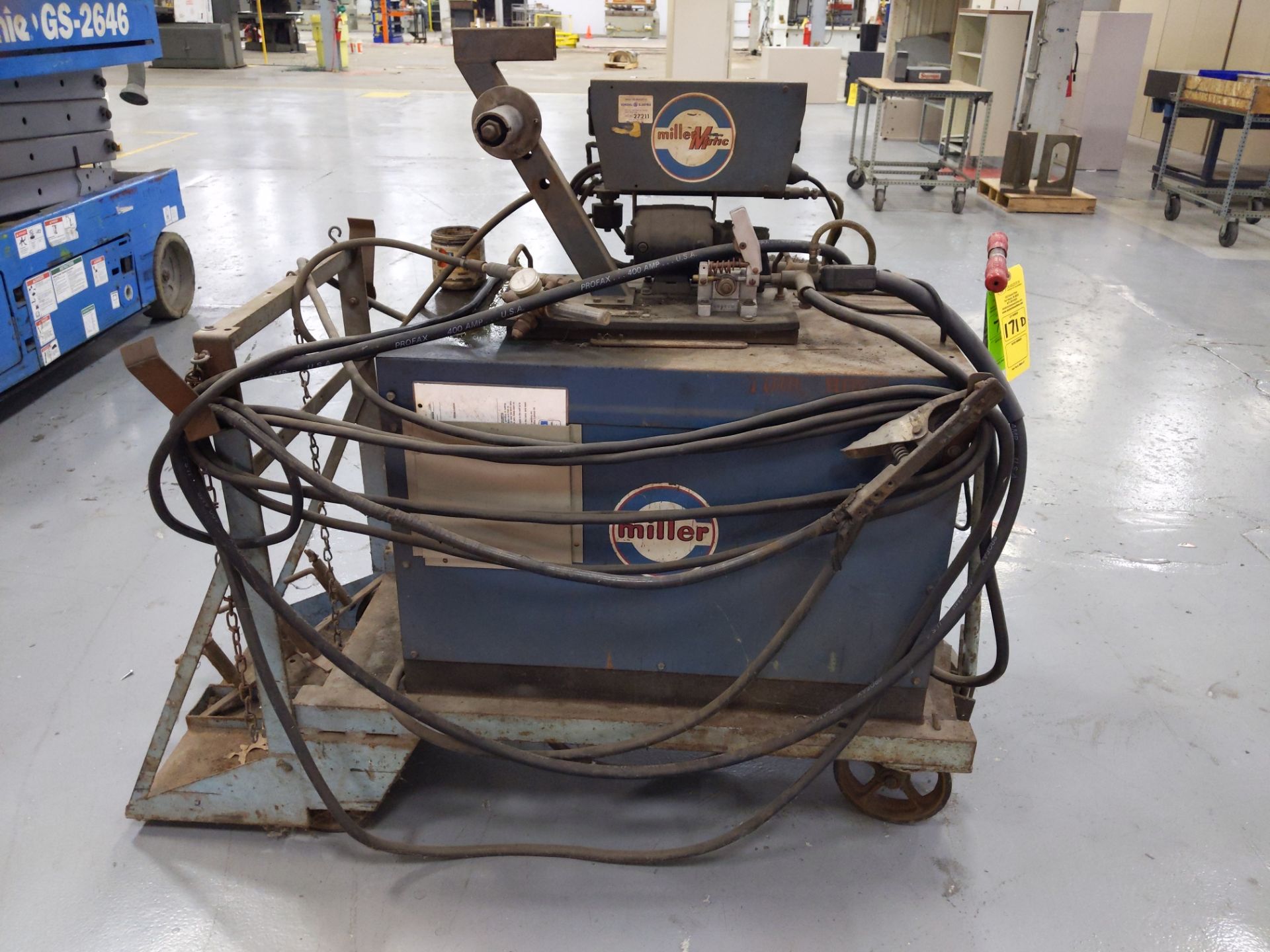 MILLER PORTABLE MIG WELDER 460V - Image 3 of 3