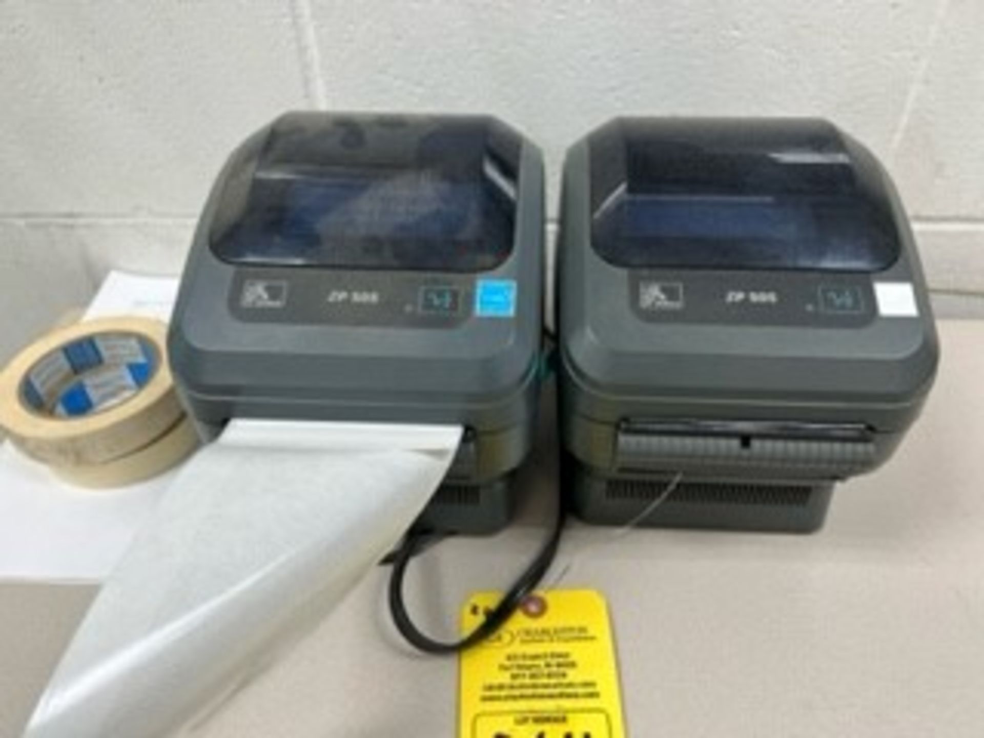 (2) ZEBRA ZP 505 THERMAL PRINTERS