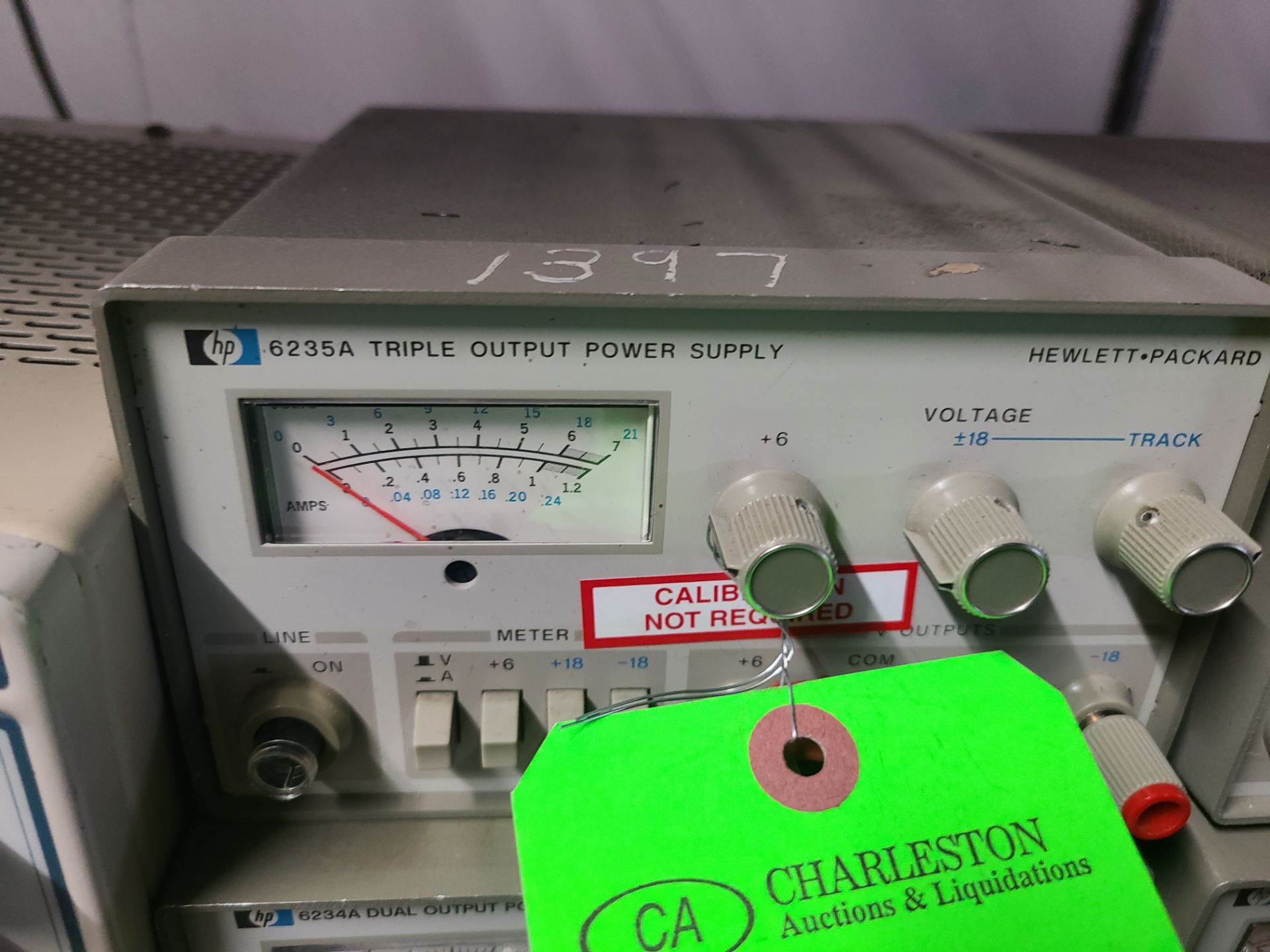 (1) BK PRECISION DC POWER SUPPLY #1711; (2) HP MODEL # 6235A TRIPLE OUTPUT POWER SUPPLY; (2) HP - Image 5 of 7