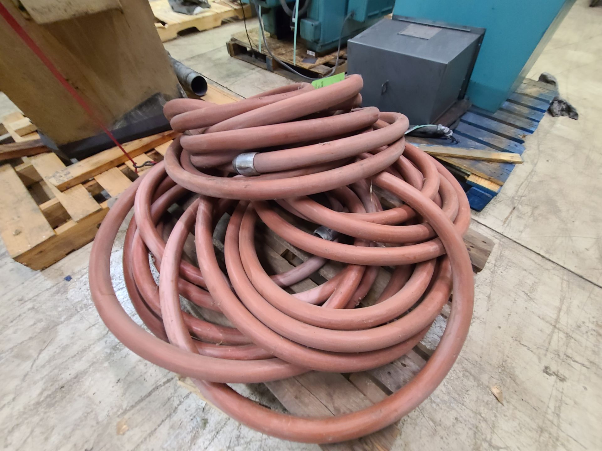 PALLET OF FIRE HOSE