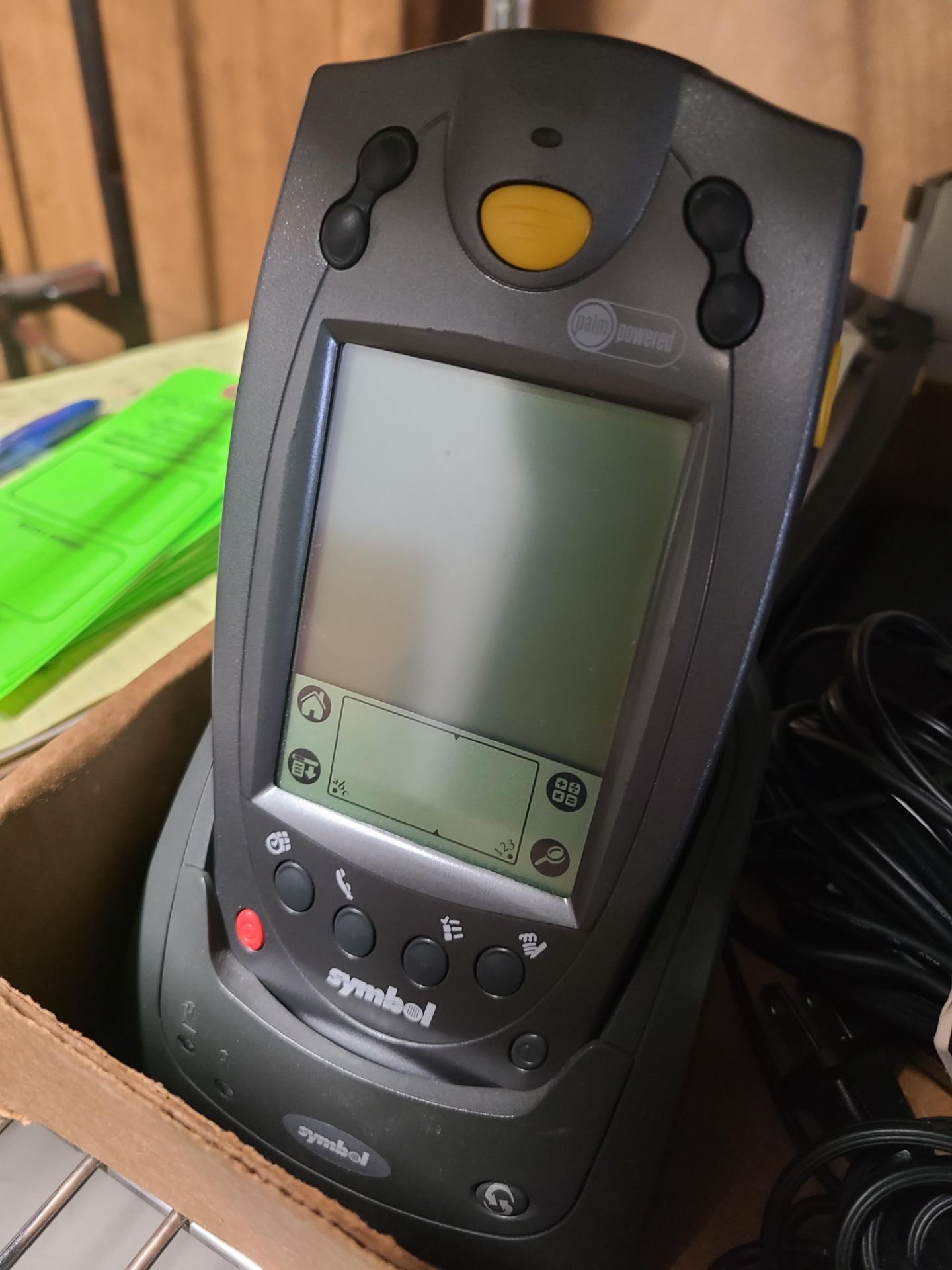 (3) SYMBOL PALM POWERED BAR CODE SCANNER WITH CHARGING DOCK - Image 2 of 5