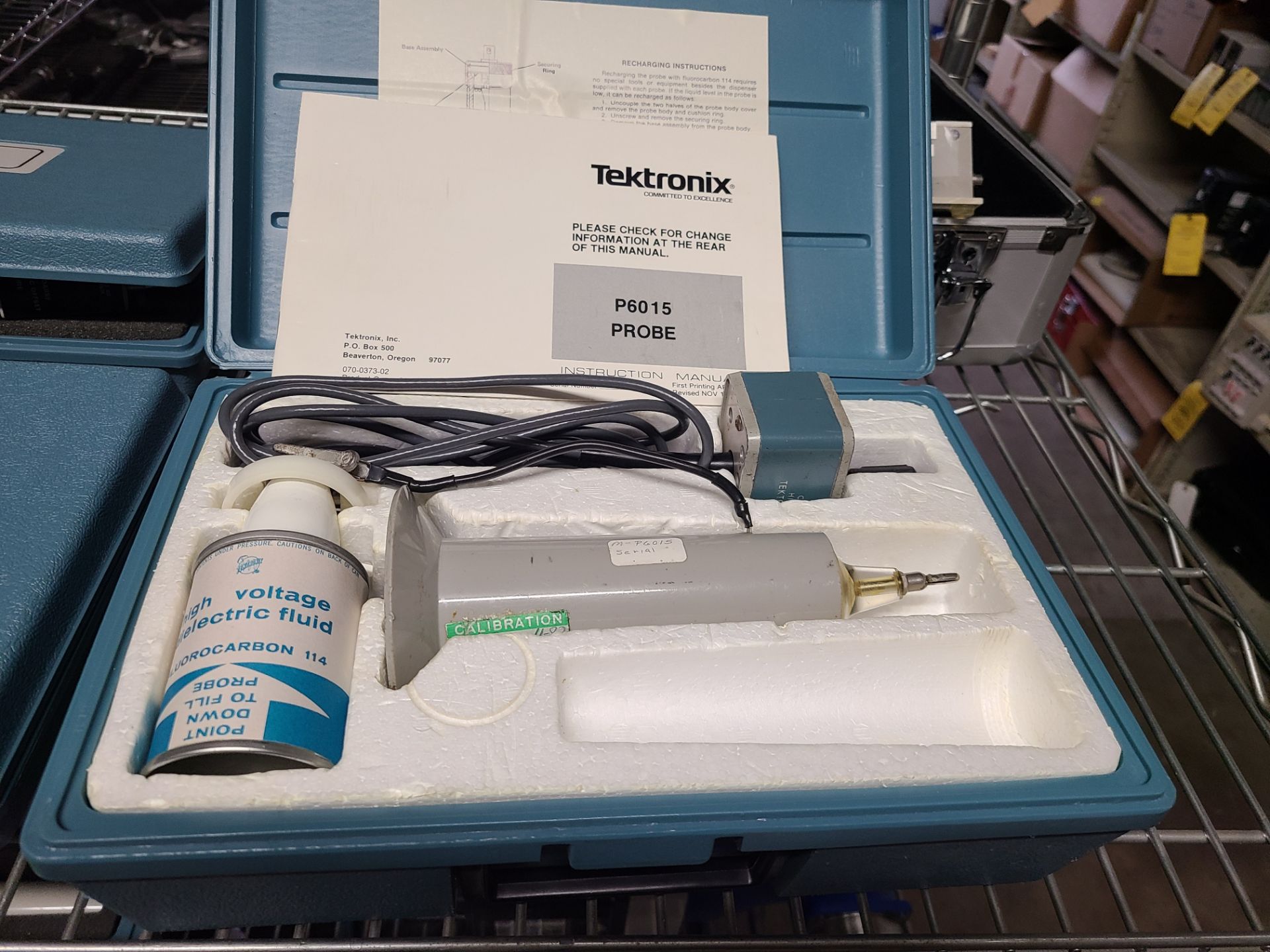 (1) TEKTRONIX P6201 FET PROBE; (1) TEKTRONIX P6202A PROBE; (1) TEKTRONIX P6015 PROBE; (4) OPTICAL - Image 4 of 5