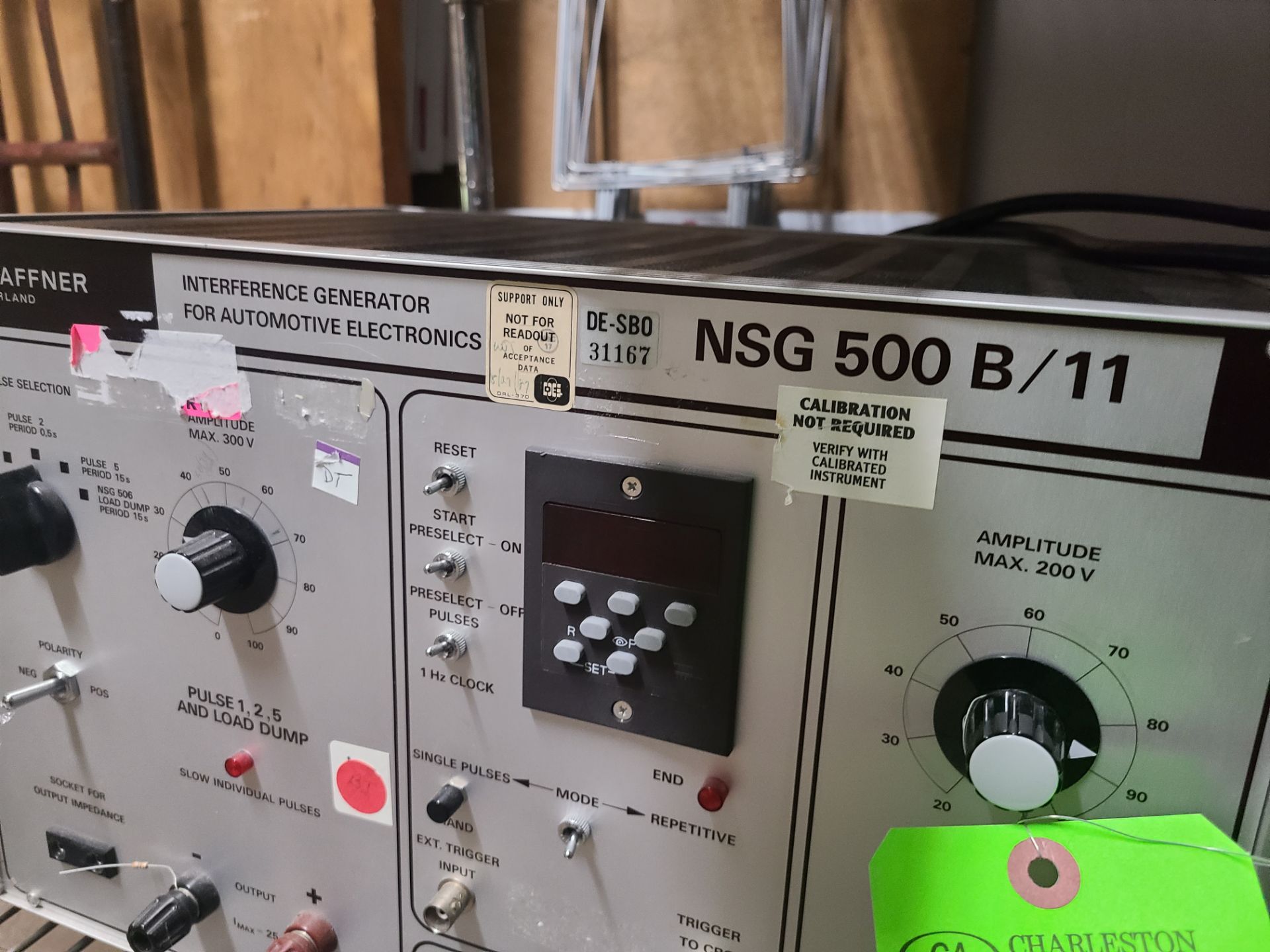 SCHAFFNER INTERFERENCE GENERATOR FOR AUTOMOTIVE ELECTRONICS MODEL # NSG500 B/11 - Image 2 of 2