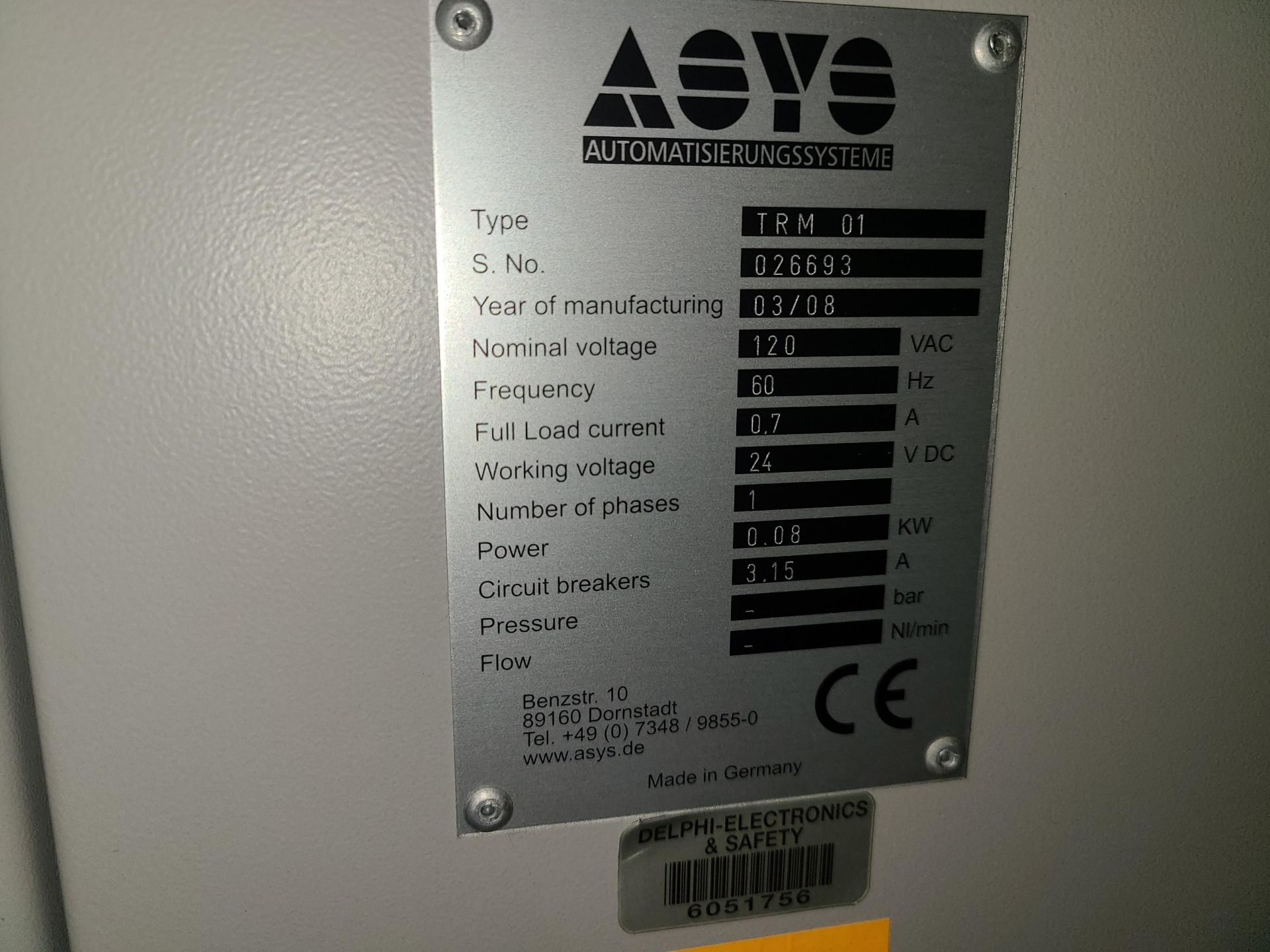 ASYS CONVEYOR PCB TRM 01 - Image 4 of 5