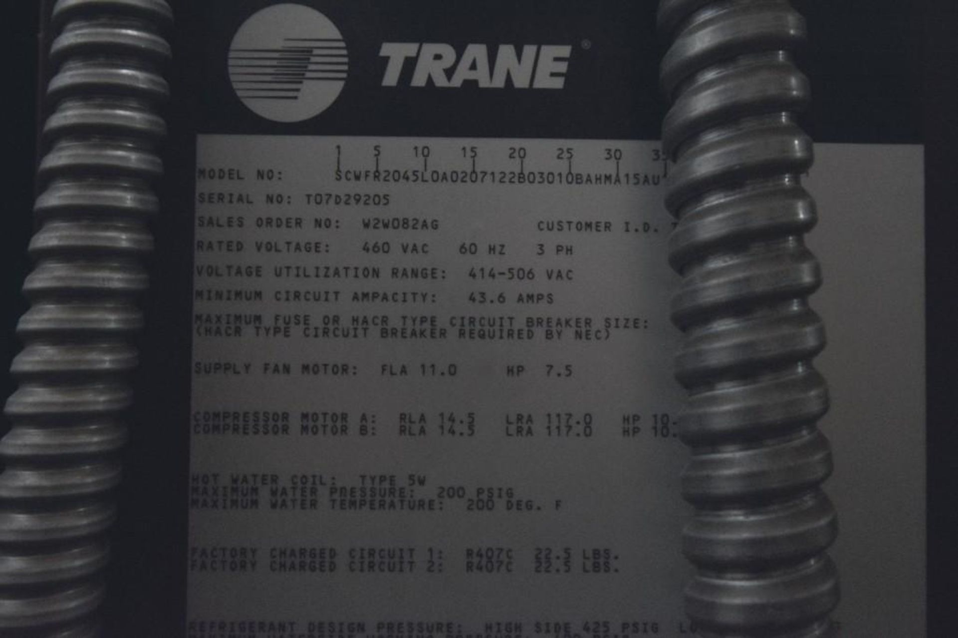 Trane Air Conditioner - Image 2 of 5