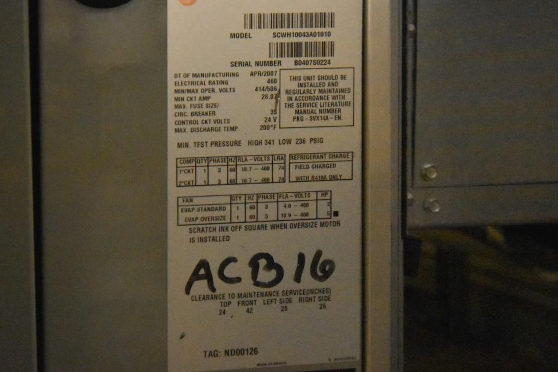 Trane Air Conditioner - Image 4 of 4