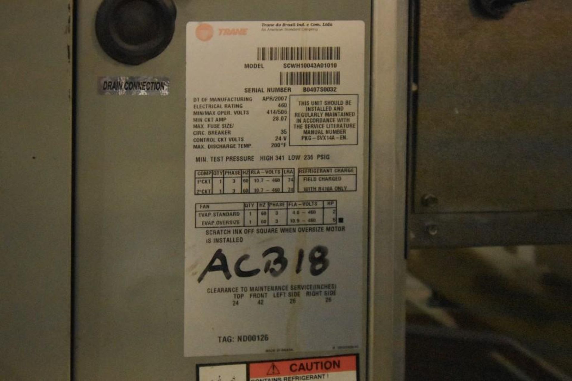 Trane Air Conditioner - Image 6 of 7