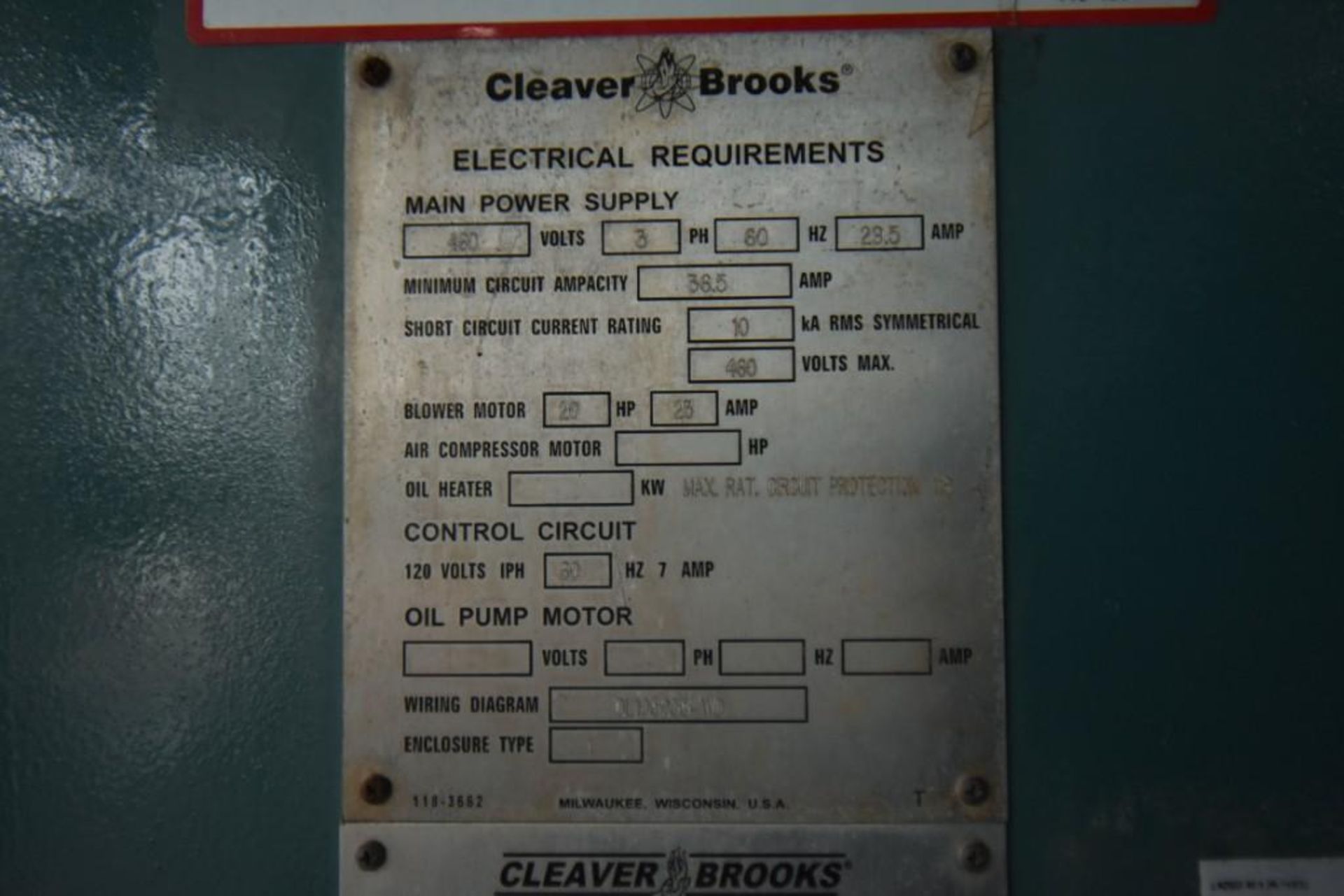 Cleaver Brooks Boiler CBI- 700- 300- 150 - Image 11 of 12