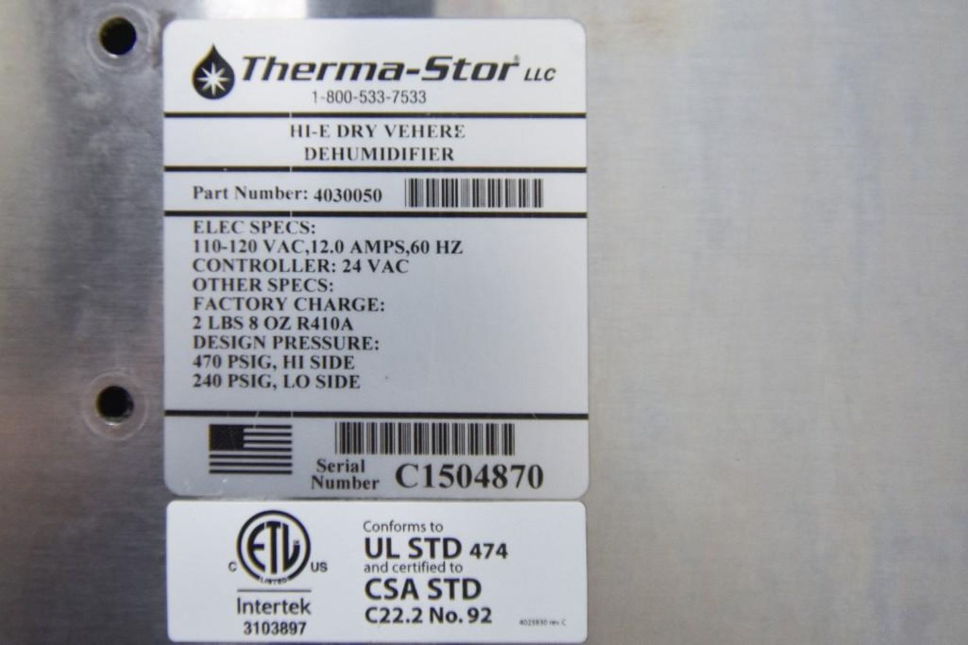 Hi-E Dry Vehere Thermastor - Image 2 of 2