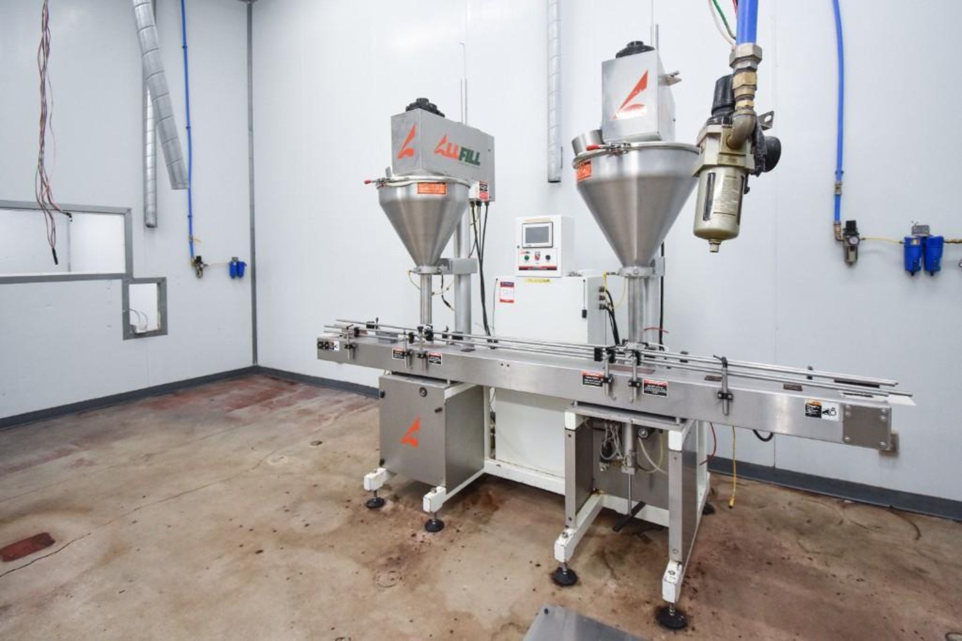 All-Fill Dual Head Powder Filler Model DHA 600 - Image 2 of 9