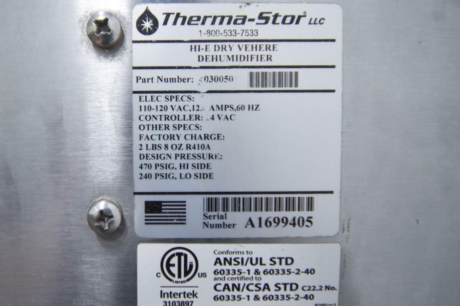 Hi-E Dry Vehere Thermastor - Image 2 of 2