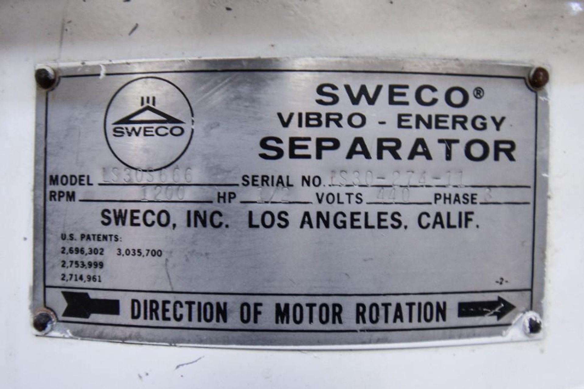 SWECO Vibro-Energy Separator - Image 5 of 6