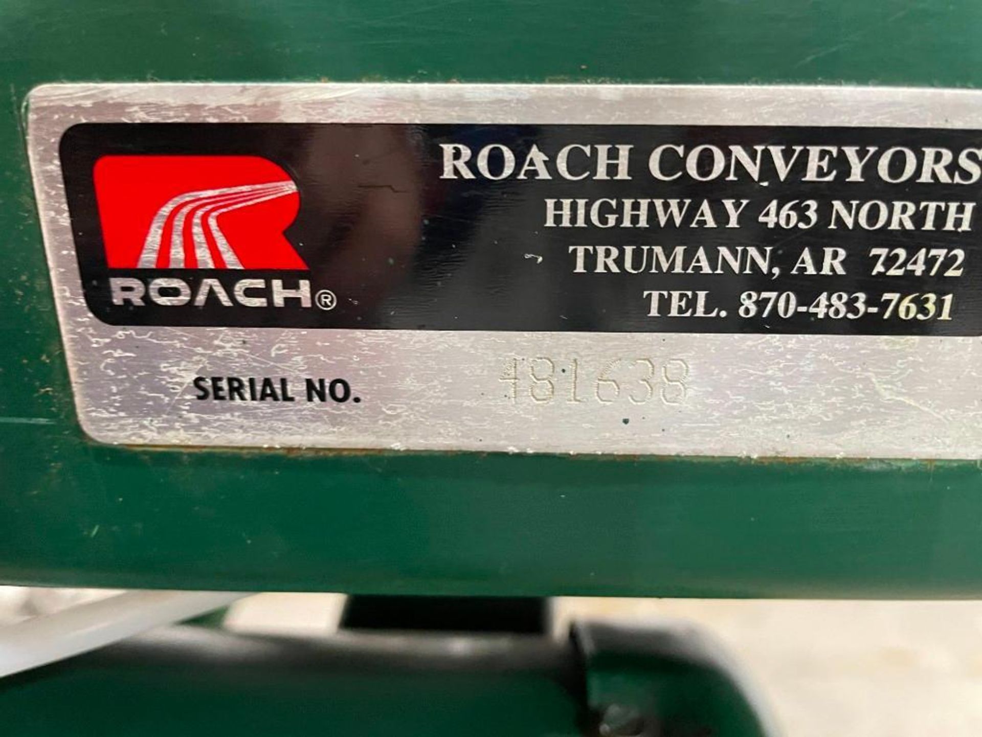 Roach Conveyor 12”W x 8’L - Image 2 of 2