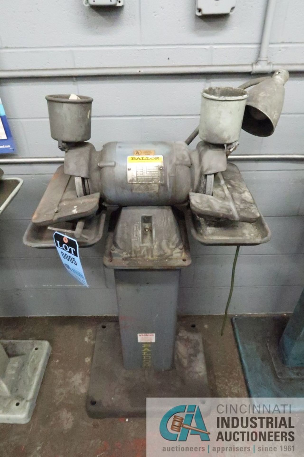 6" BALDOR CAT 522 DE TOOL GRINDER