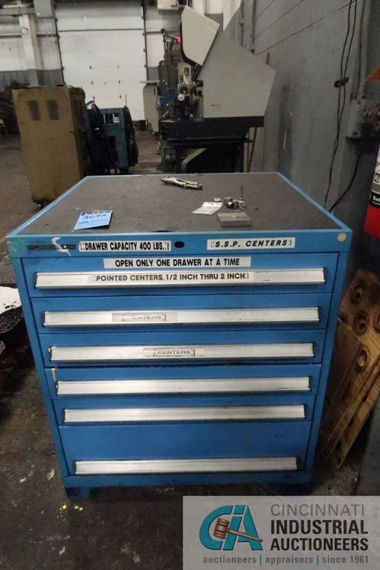 6-DRAWER CABINET WITH MISCELLANEOUS WATERBURY FARREL HI PRO DSSD TOOLING INCLUDING, CASINGS, PUNCH