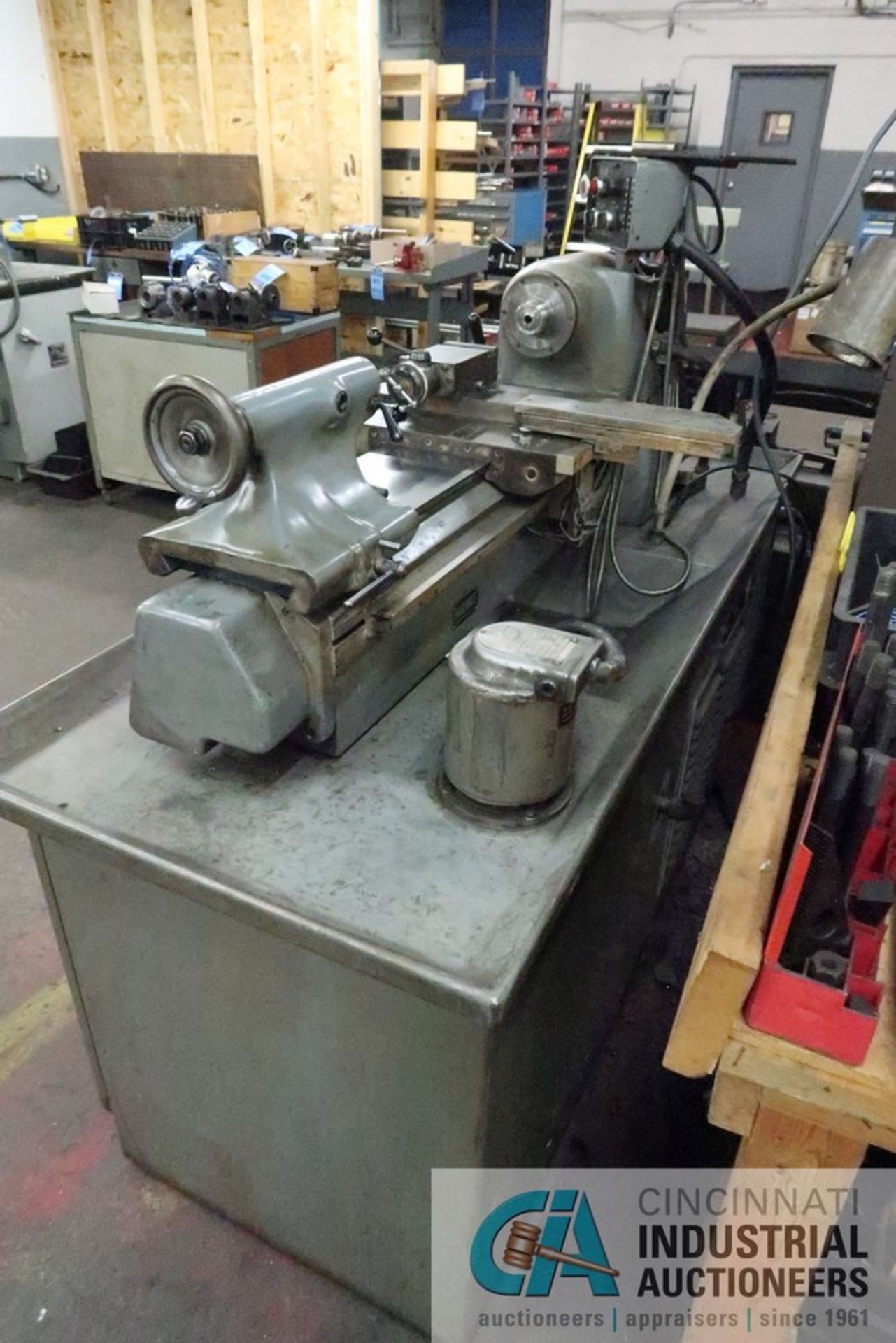 11" X 21" HARDINGE MODEL TFB-H DOVETAIL BED PRECISION LATHE; S/N N/A, COLLET CHUCK, 1-1/4" THROUGH - Image 14 of 14