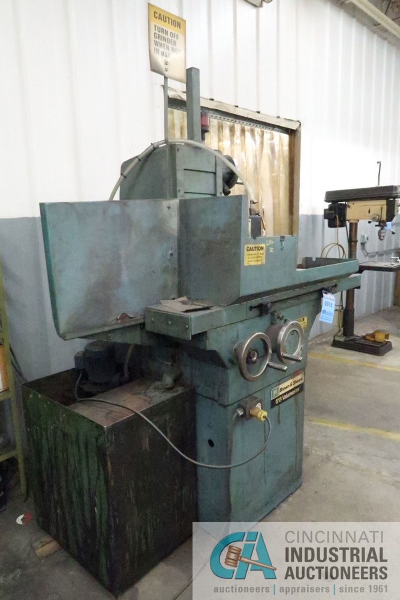 6" X 18" BROWN AND SHARPE MODEL 618 VALUMASTER SURFACE GRINDER; S/N 523-2618-5071 - Image 2 of 6