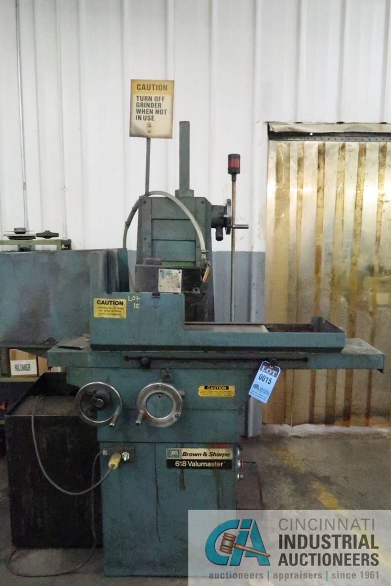 6" X 18" BROWN AND SHARPE MODEL 618 VALUMASTER SURFACE GRINDER; S/N 523-2618-5071 - Image 3 of 6