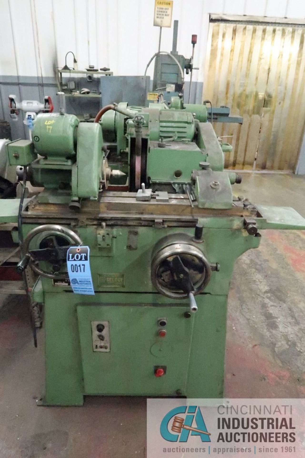 5" X 12' COVEL MODEL 512 CYLINDRICAL GRINDER; S/N 1232 - Image 3 of 7