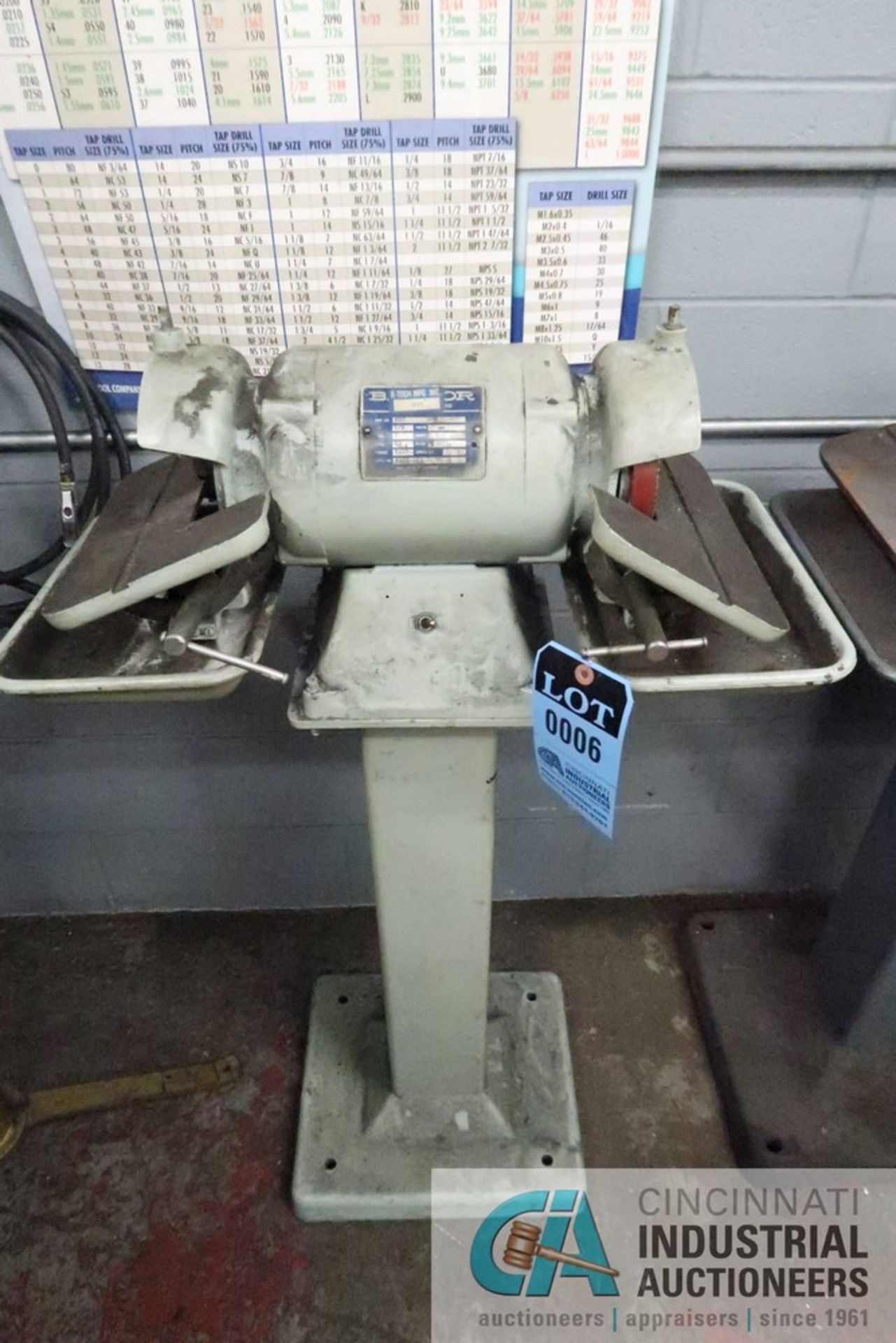 6" BALDOR CAT 600 DE TOOL GRINDER