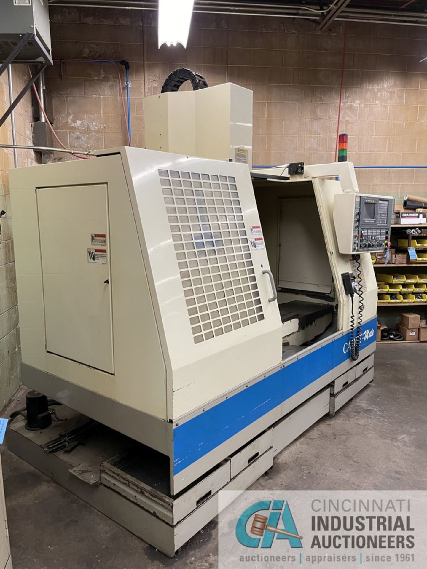 OKUMA CADET MATE CNC VERTICAL MACHINING CENTER; S/N 0134, 20" X 40" TABLE, 40-TAPER SPINDLE, OSP700M - Image 7 of 10