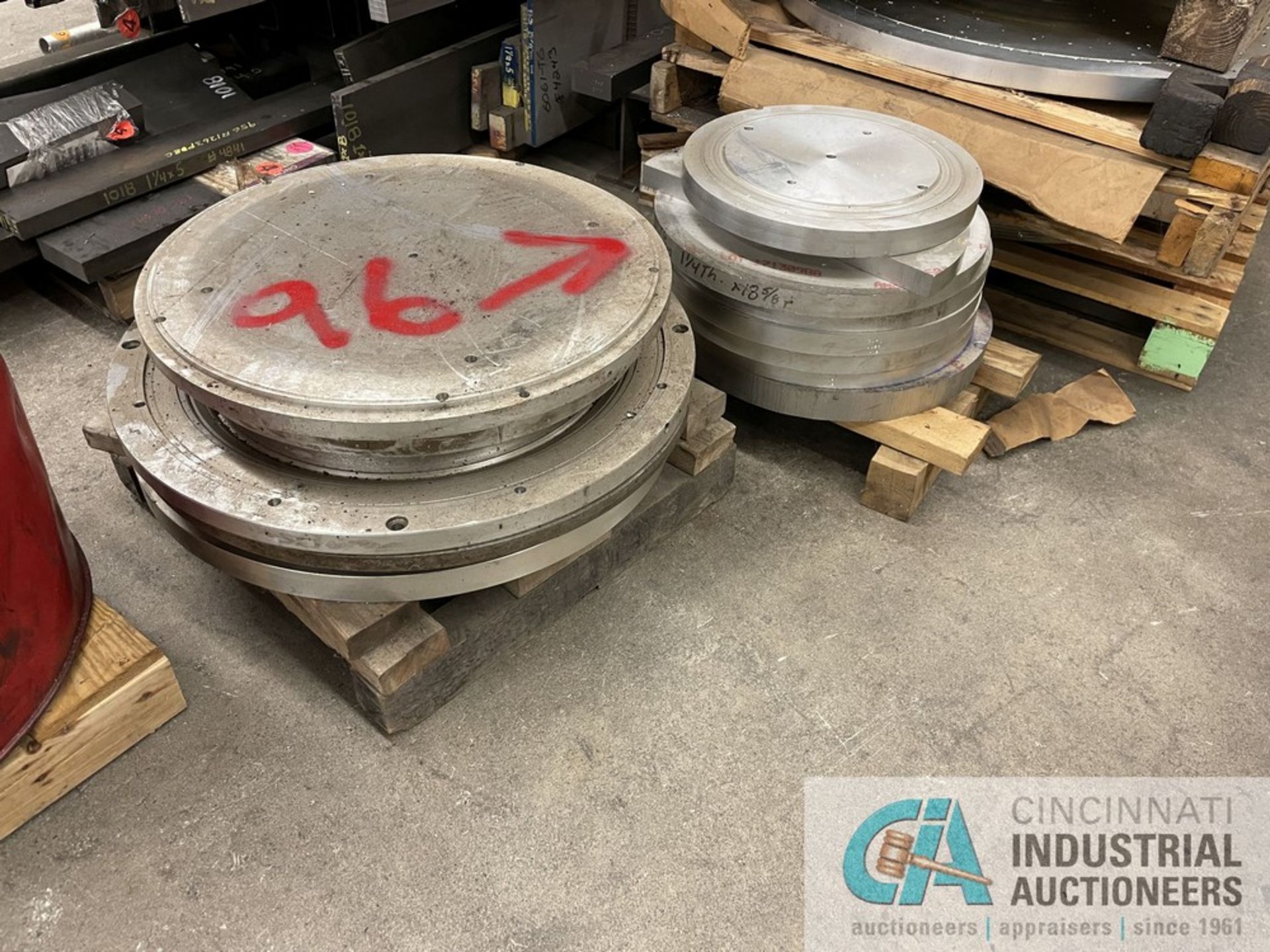 (LOT) ASSORTED ALUMINUM ROUNDS ON SKIDS & IN BARREL - Image 3 of 7