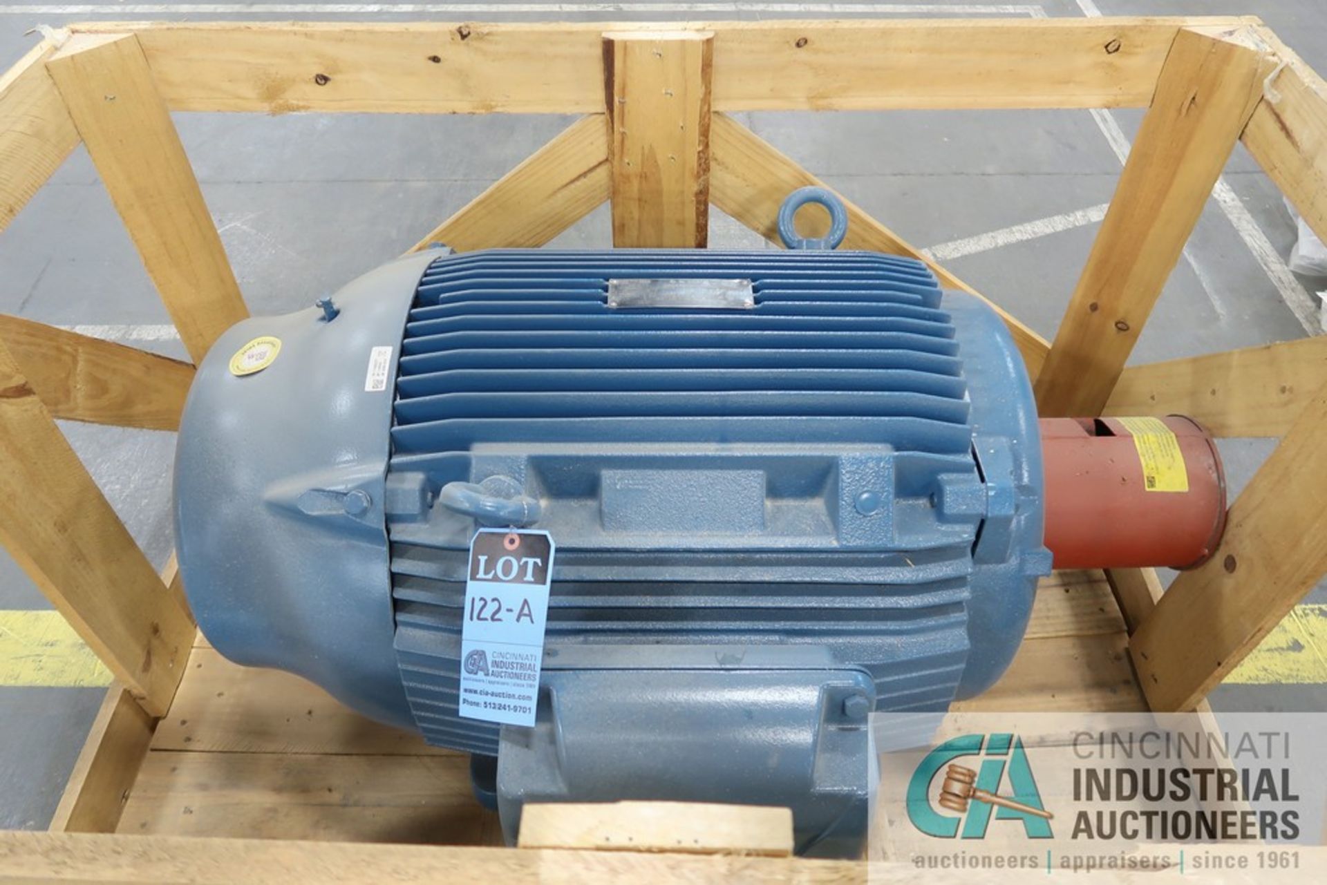 150 H.P. WEG TYPE W22 ELECTRIC MOTOR, 3 PHASE, 460 VOLTS, 60 HZ (NEW NEVER USED)