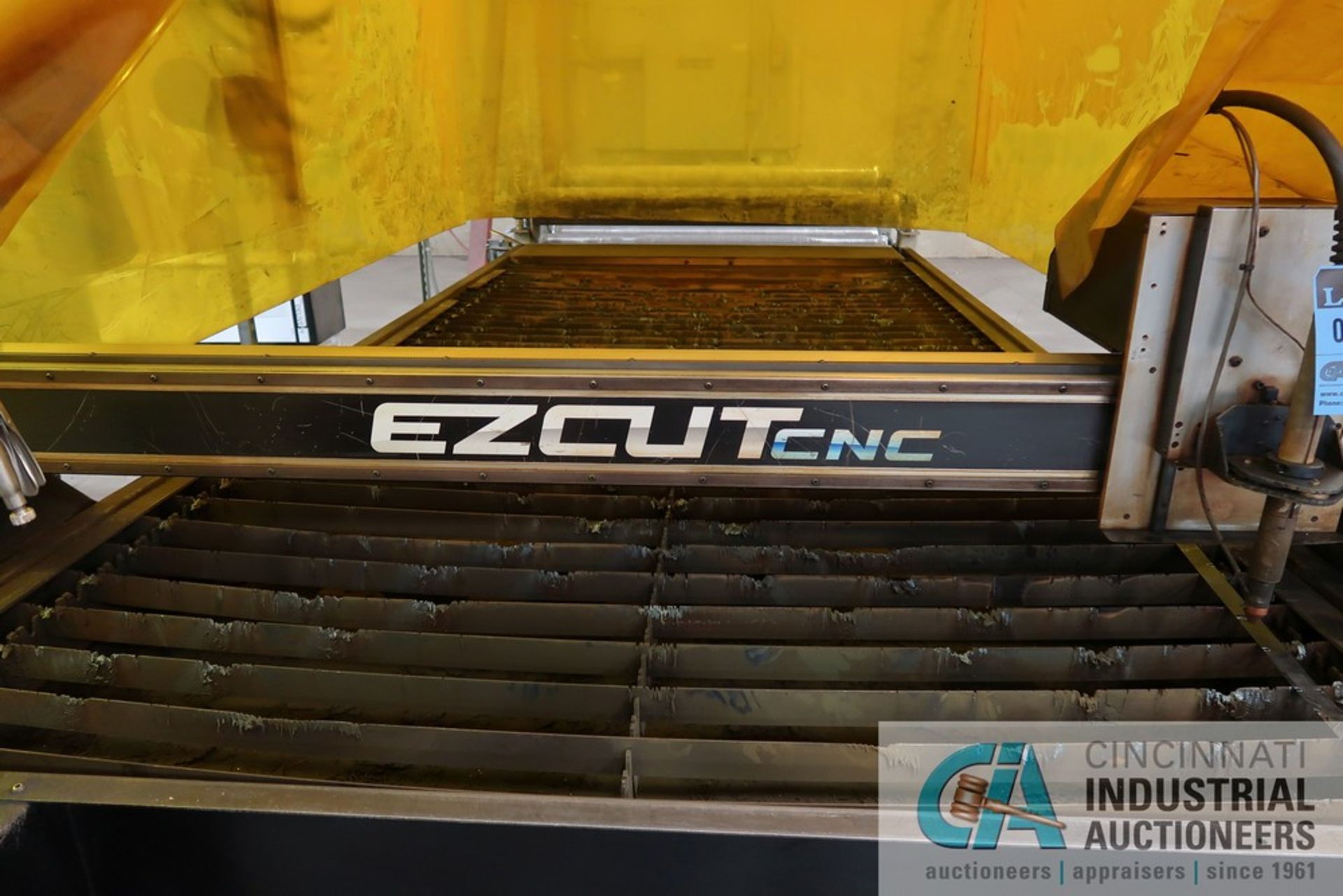 EZ-CUT CNC MODEL 03-0612 CNC PLASMA TABLE WITH HYPERTHERM POWER SUPPLY; S/N 530L64.101, DOWN DRAFT - Image 5 of 17