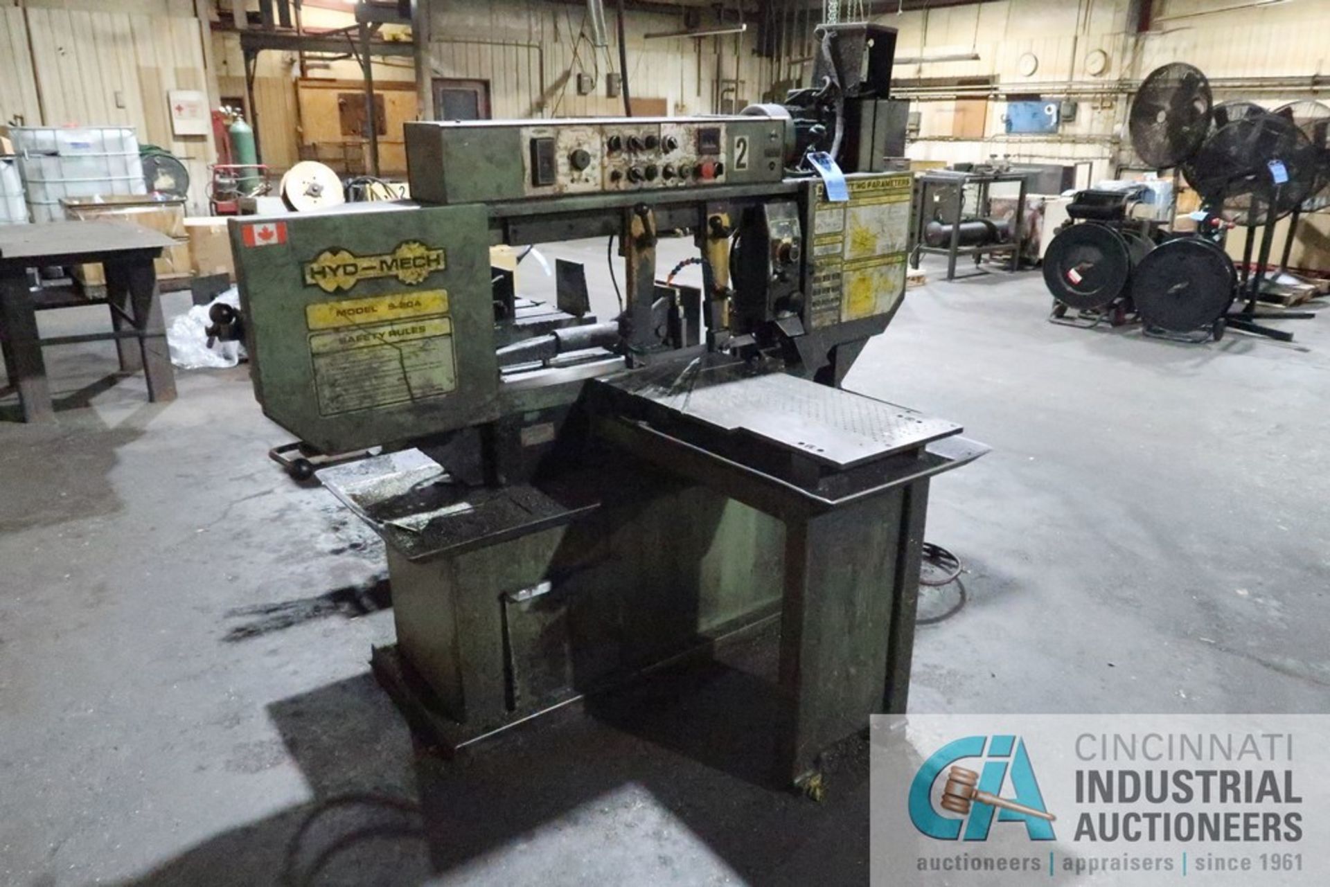 13" X 18" HYD-MECH MODEL S-20A AUTO MITRE BASE HORIZONTAL BAND SAW; S/N 11293691, 18" STROKE - Image 2 of 9