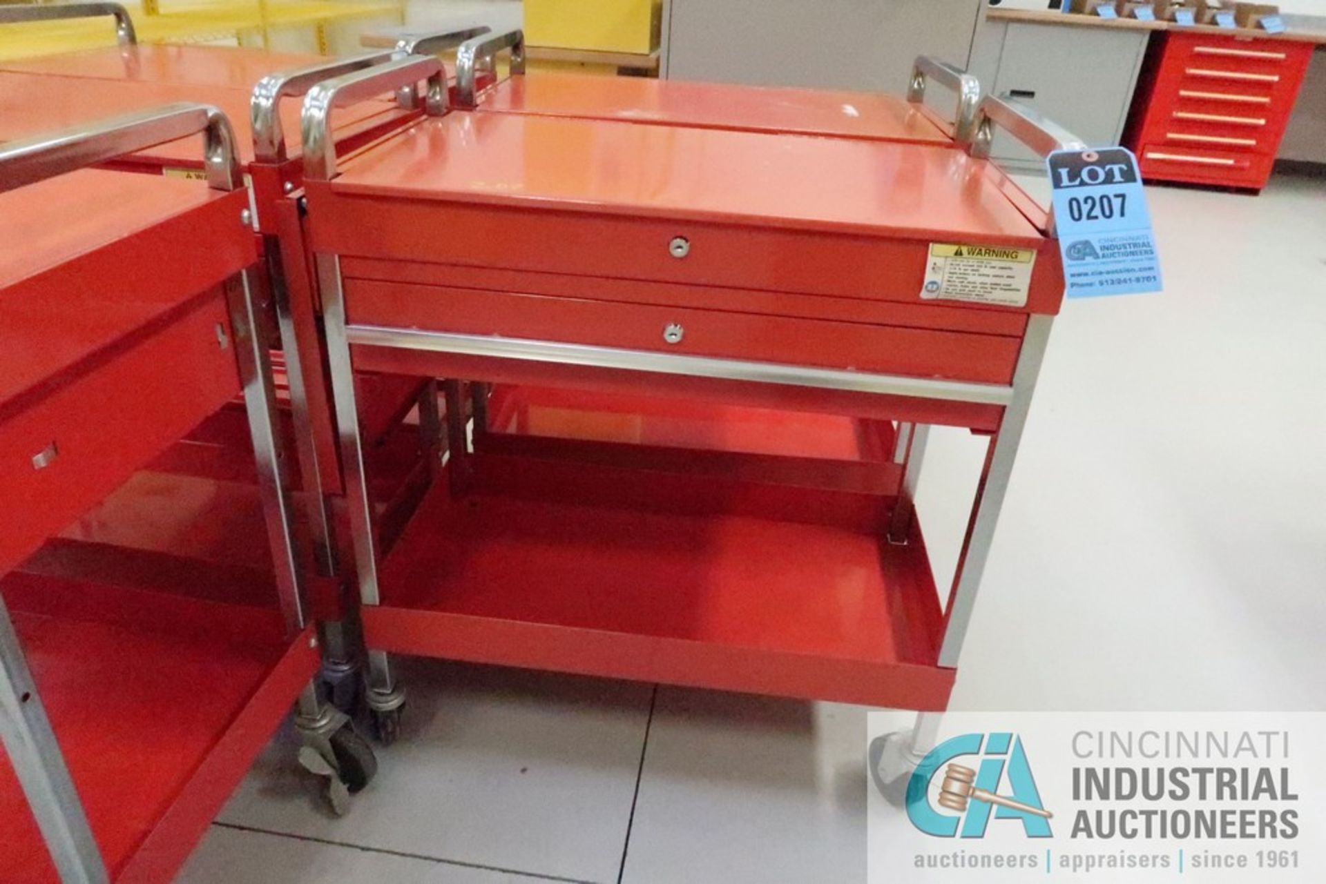 PORTABLE STEEL UTILITY CARTS - Image 3 of 3