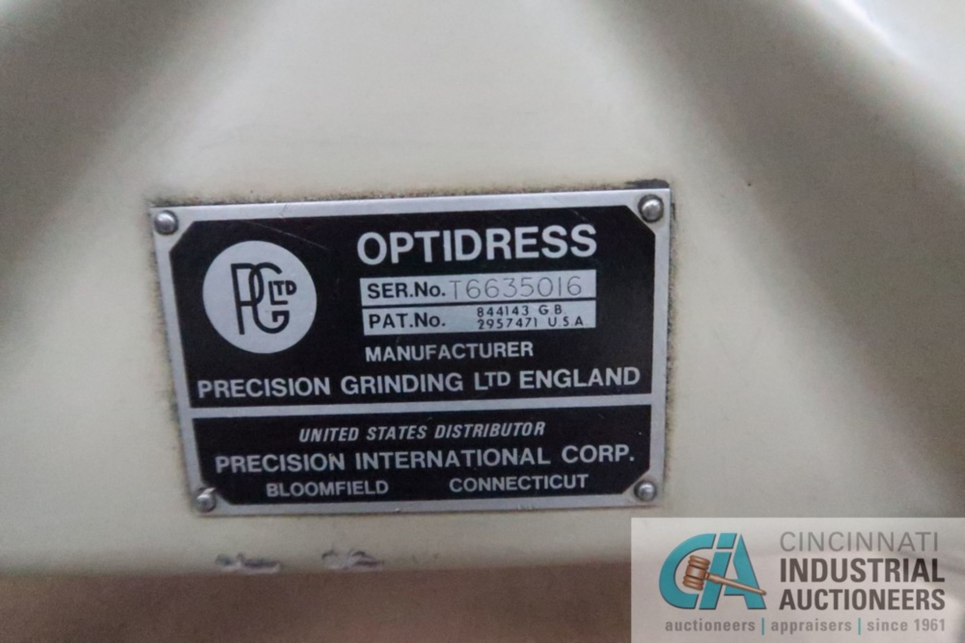 PG LTD OPTIDRESS GRINDING ATTACHMENT - Image 6 of 6