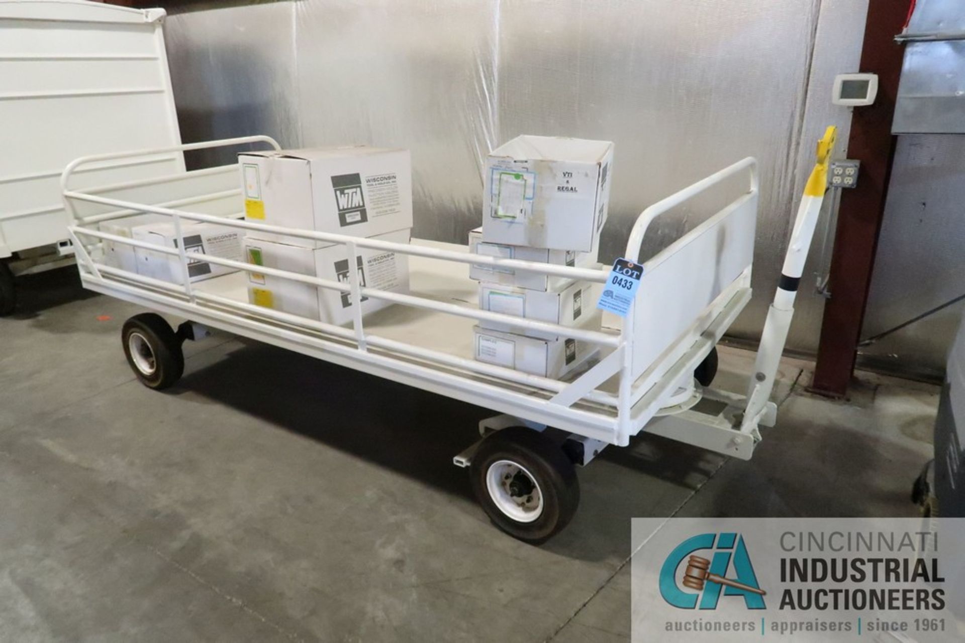 120" X 58" HEAVY DUTY STEEL LUGGAGE WAGON