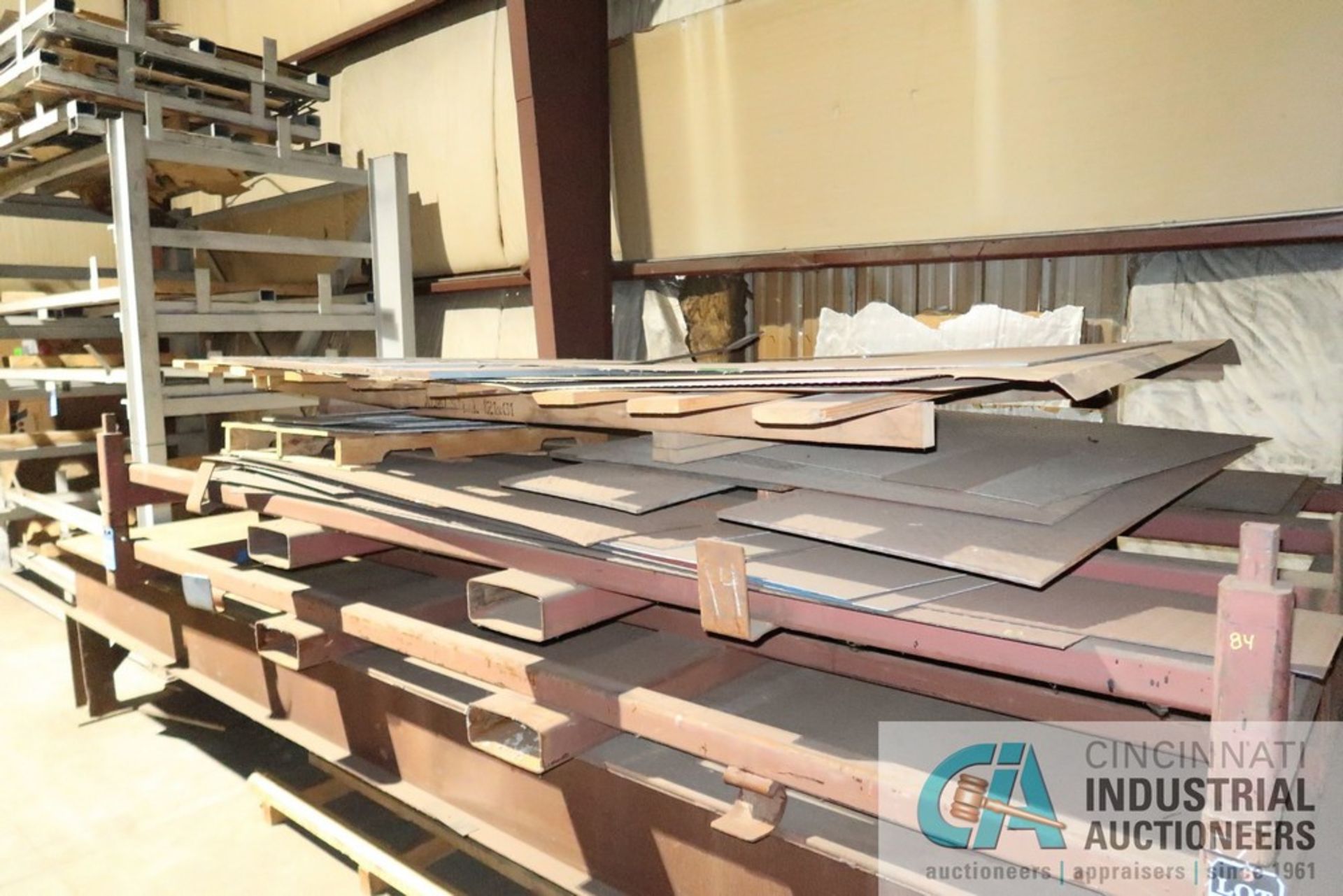 (LOT) MISCELLANEOUS SIZE AND MATERIAL STEEL SHEET STOCK - Image 3 of 3