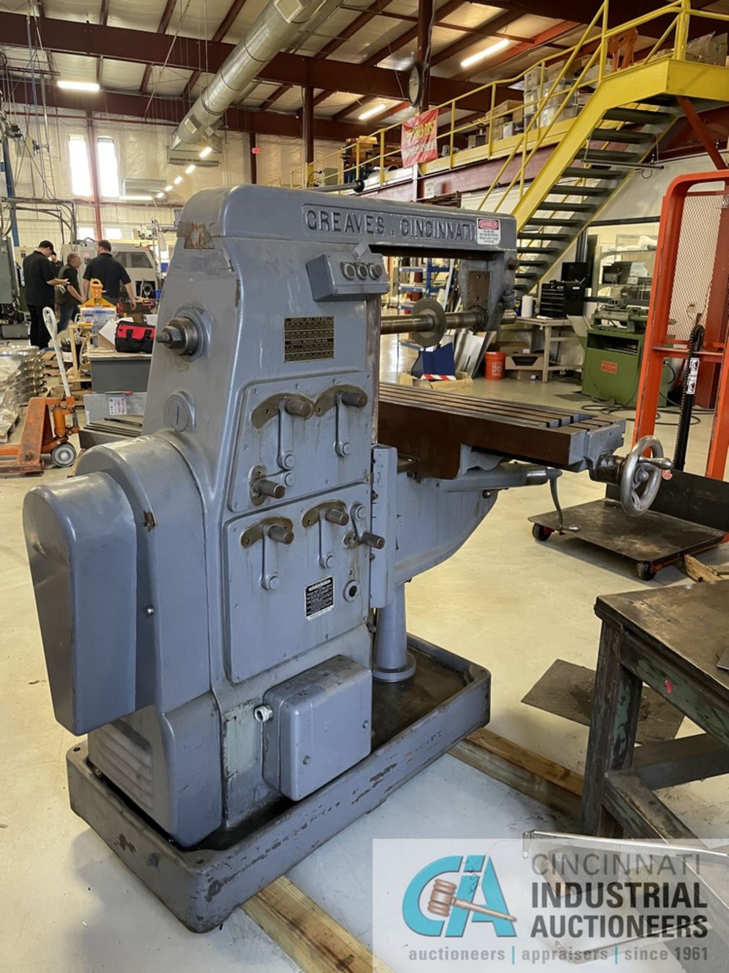 ****Cincinnati Greaves Horizontal Milling Machine, 12" x 53" Table ****Machine located in - Image 4 of 7