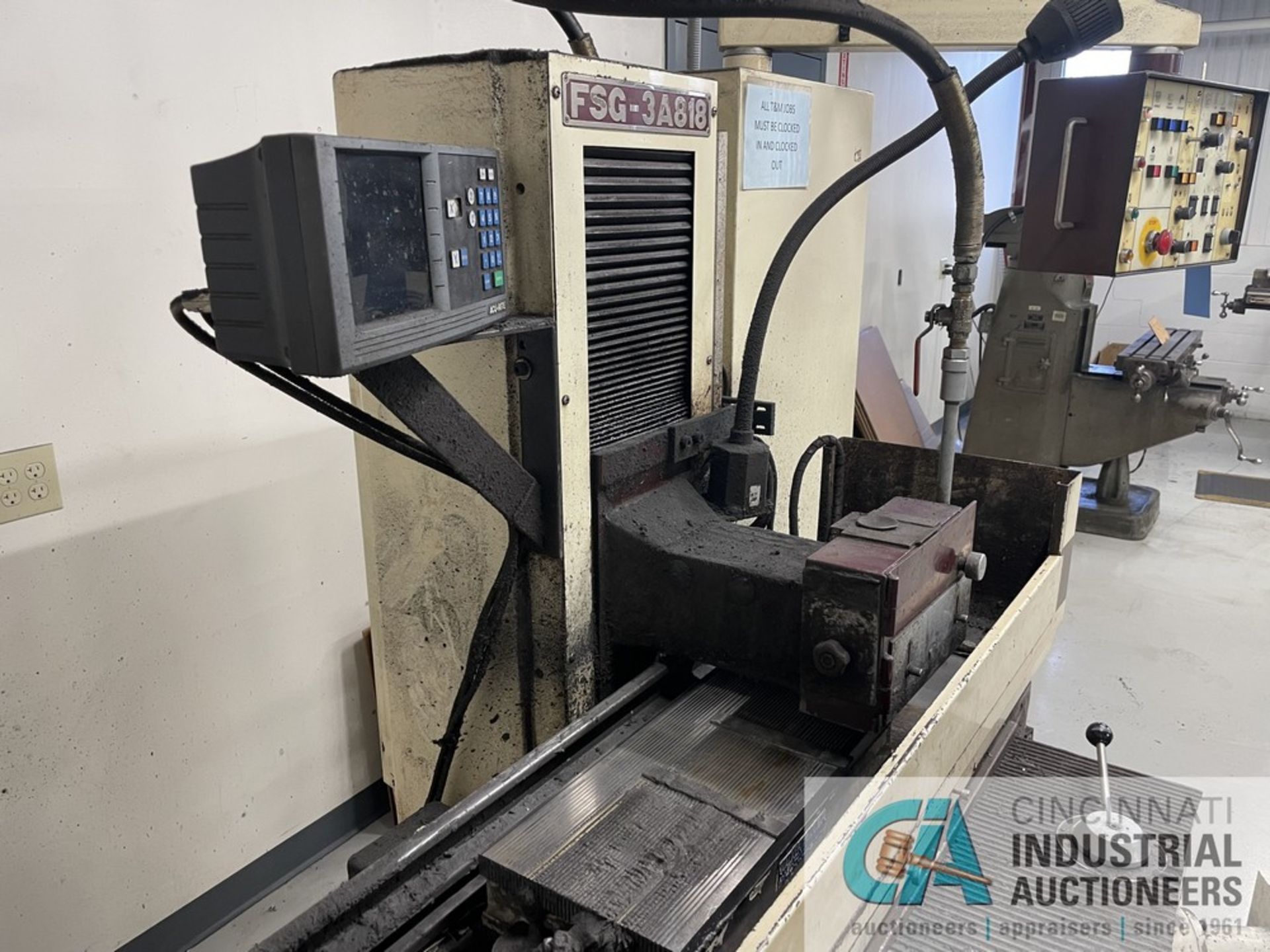 ****8" x 18" Chevallier Model FSG-3A818 Hydraulic Surface Grinder; s/n M3-76004, Acu-Rite Dro, PB - Image 6 of 12