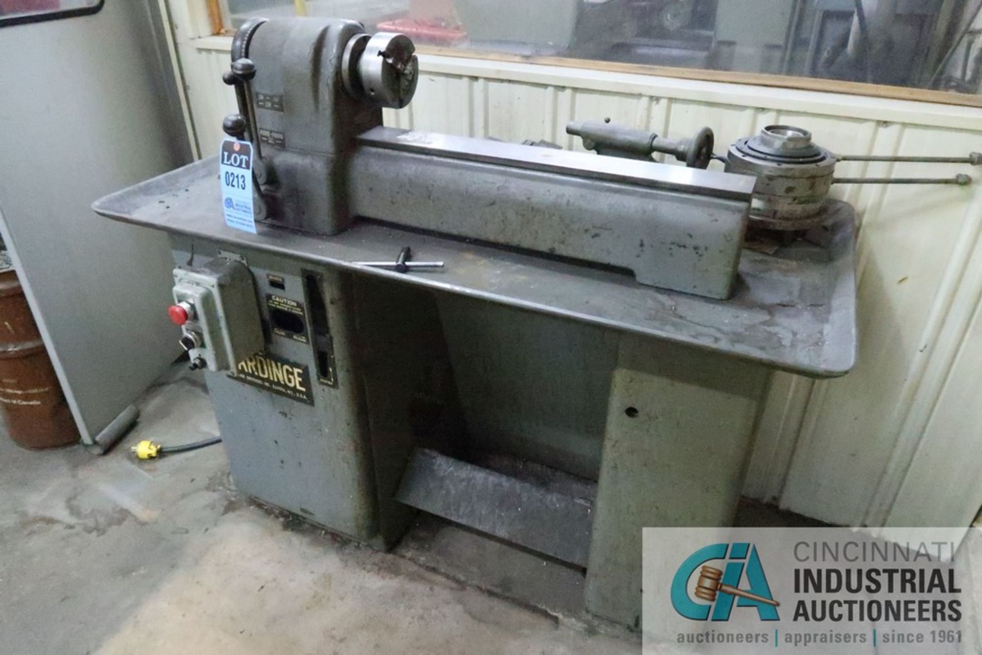 9" X 18" HARDINGE LATHE