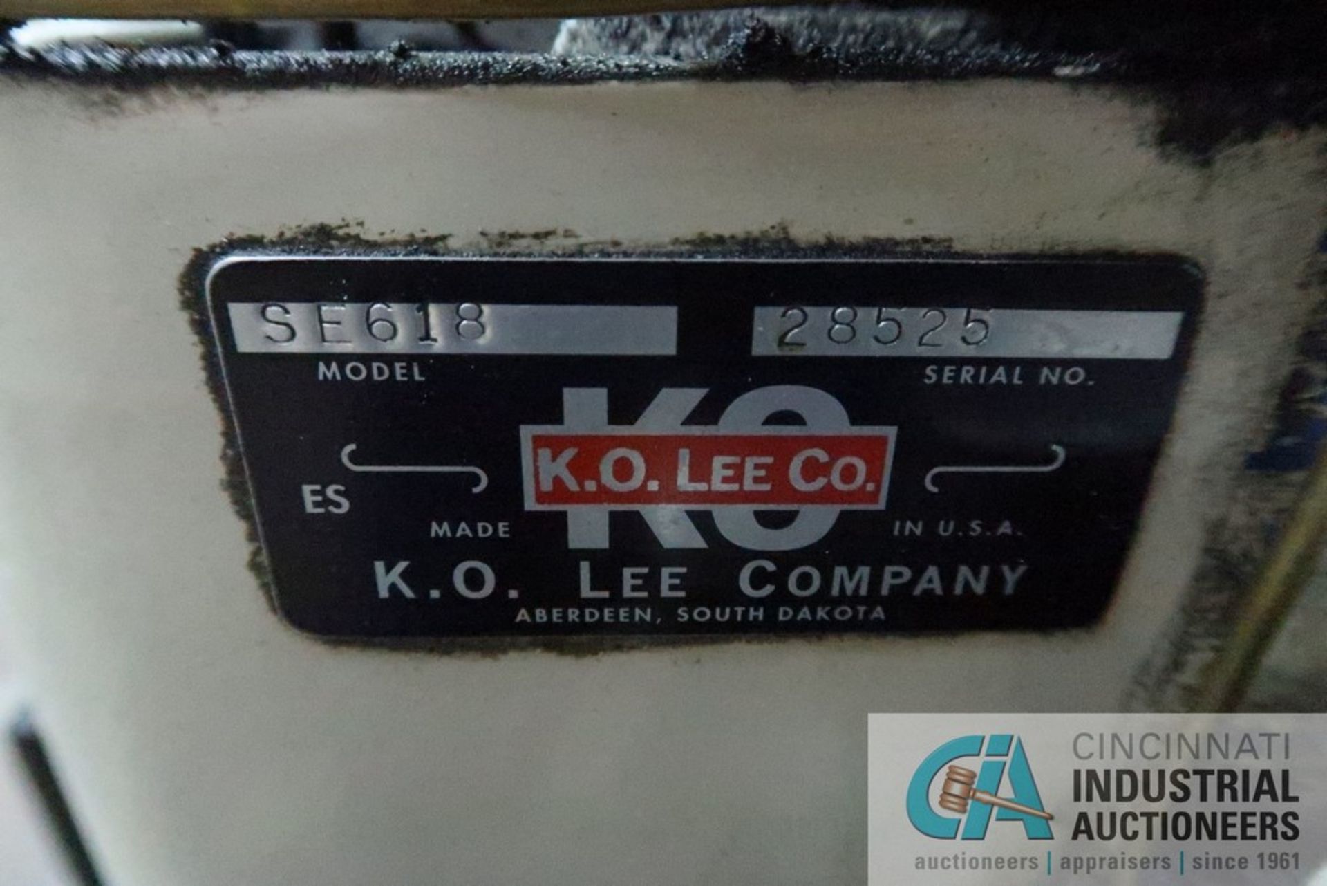 6" X 18" KO LEE MODEL SE618 SURFACE GRINDER; S/N 28525 - Image 7 of 7