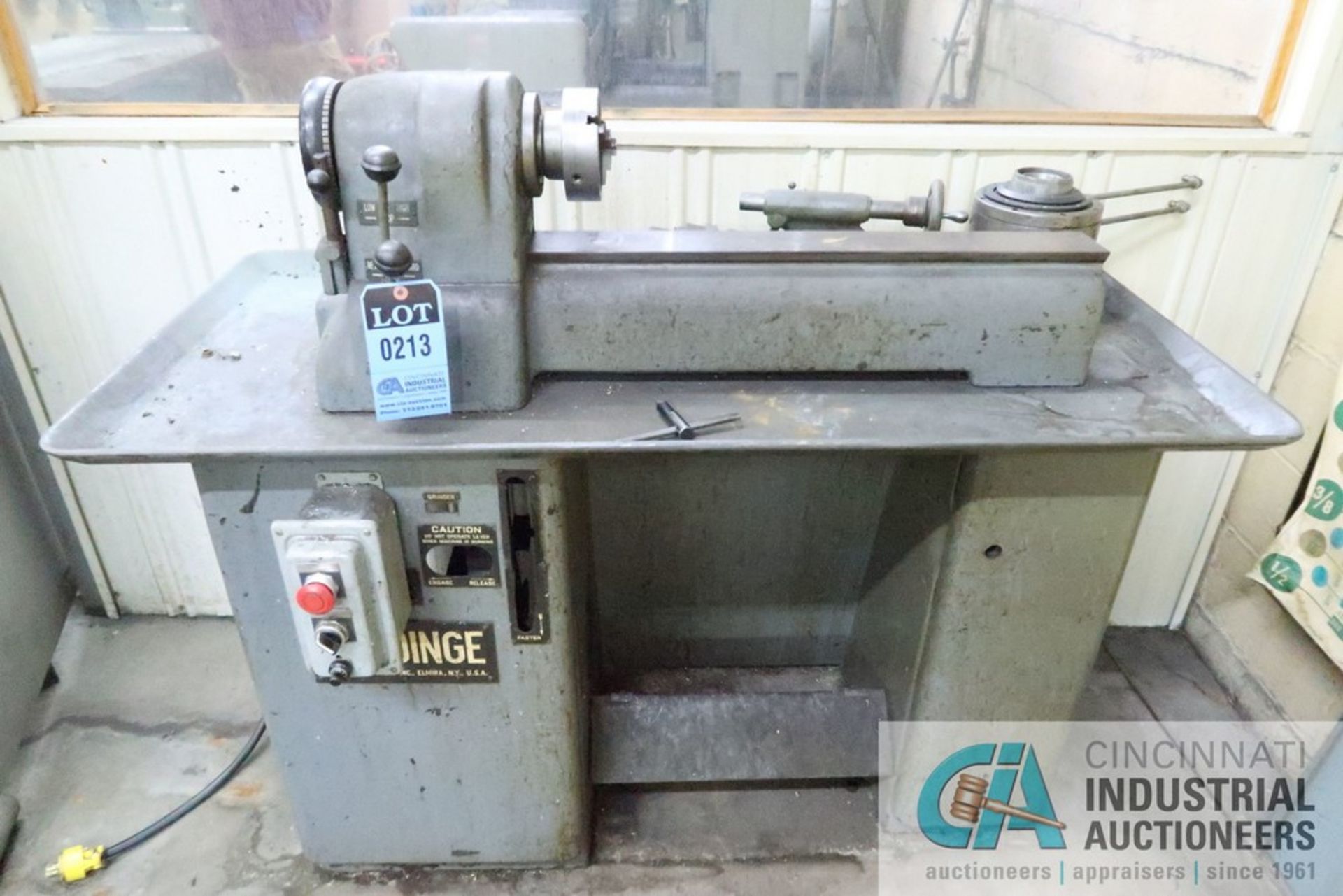 9" X 18" HARDINGE LATHE - Image 8 of 10