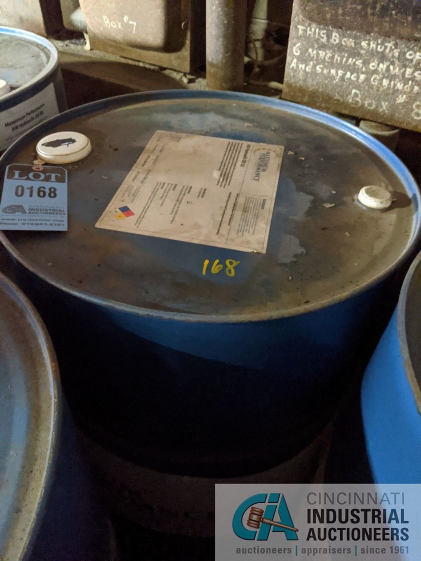 55 GALLON DRUM AW HYDRAULIC OIL 32 **LOCATED AT 128 STEUBENVILLE AVE., CAMBRIDGE, OHIO 43725**