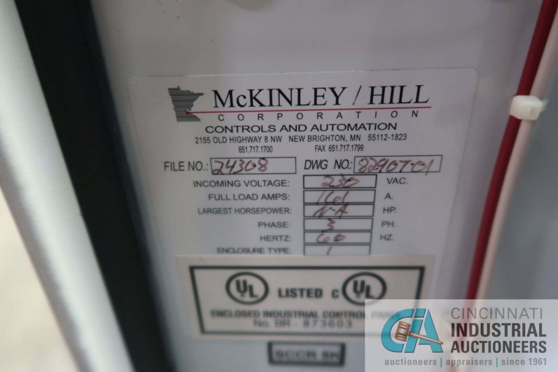 45 KVA MCKINLEY HILL FOUR-ZONE WELD HEATER POWER SUPPLY WITH G.E. TRANSFORMER - Image 7 of 7