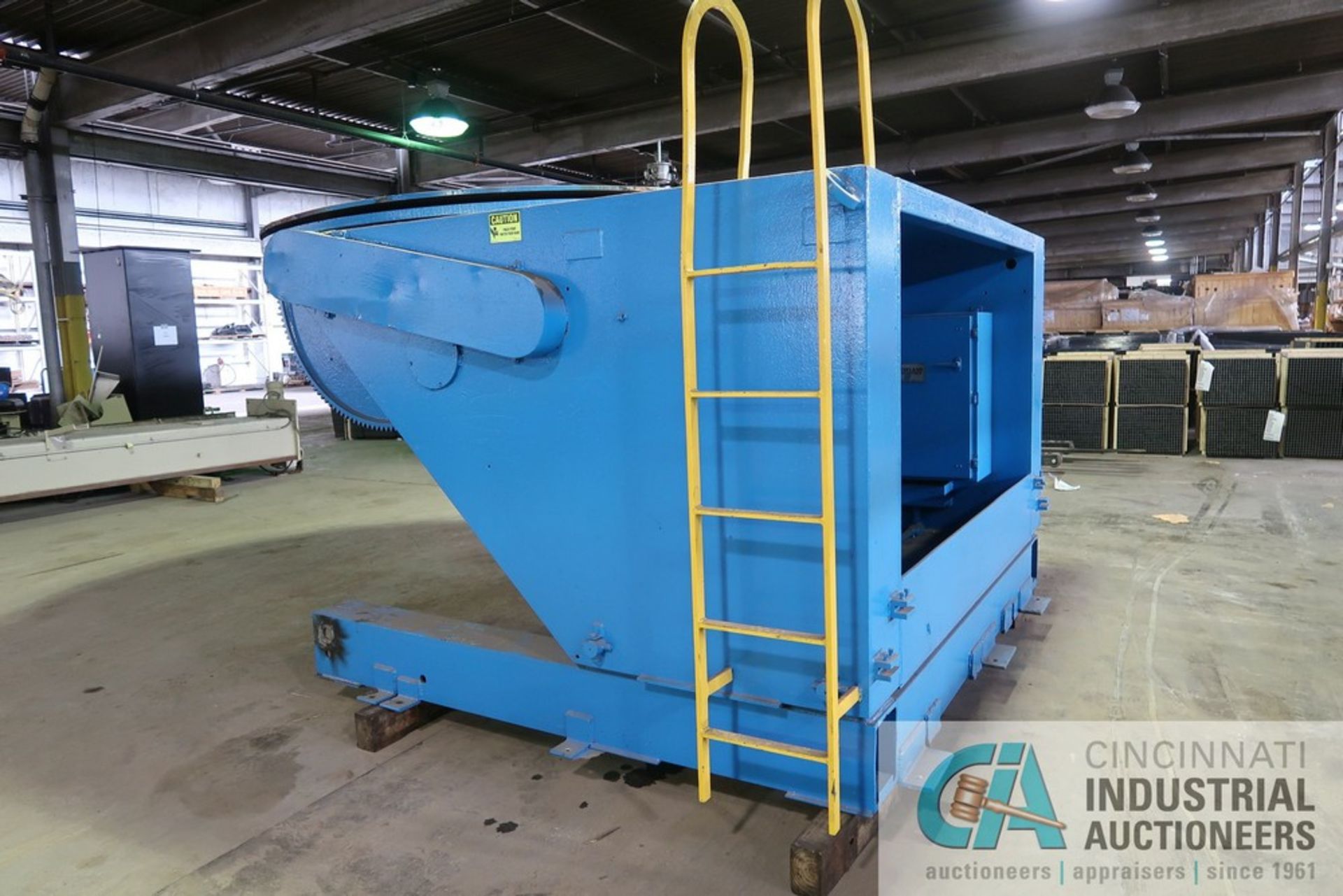 50,000 LB. ARONSON MODEL HD 500 TILTING AND ROTATING WELDING POSITIONER - Missing Pendant Control - Image 5 of 10