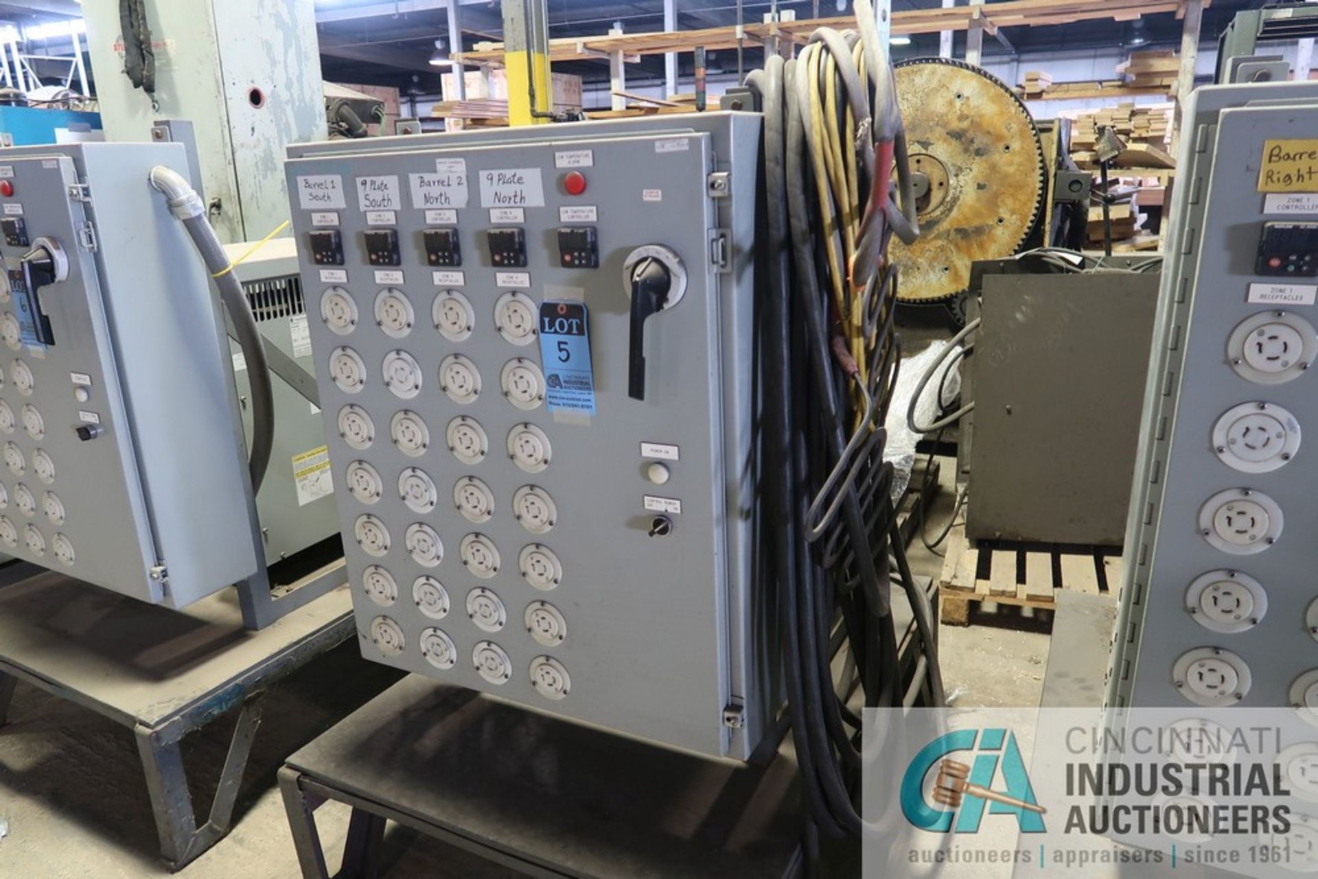 45 KVA MCKINLEY HILL FOUR-ZONE WELD HEATER POWER SUPPLY WITH G.E. TRANSFORMER