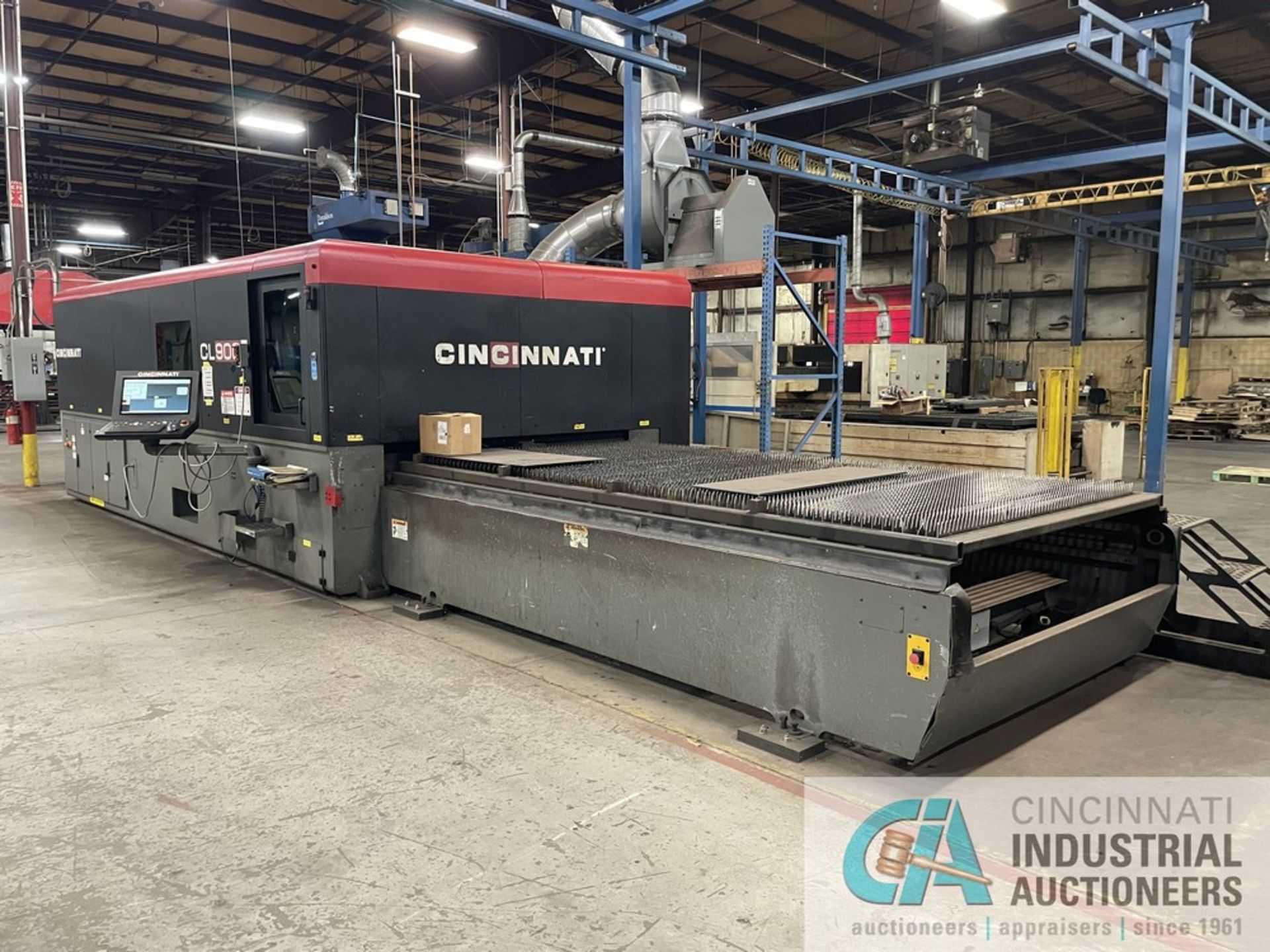 8,000 WATT CINCINNATI MODEL CL-980-6X12 CNC FIBER LASER CUTTING SYSTEM; S/N 056611, 78 3/4" X 157