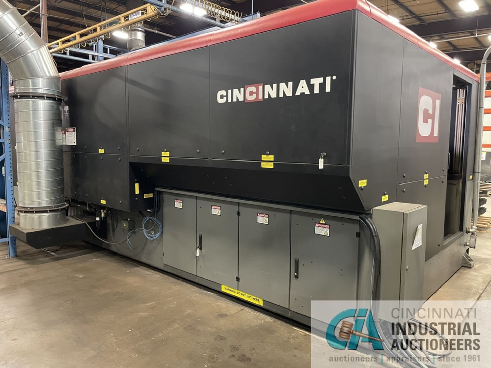 8,000 WATT CINCINNATI MODEL CL-980-6X12 CNC FIBER LASER CUTTING SYSTEM; S/N 056611, 78 3/4" X 157 - Image 23 of 26