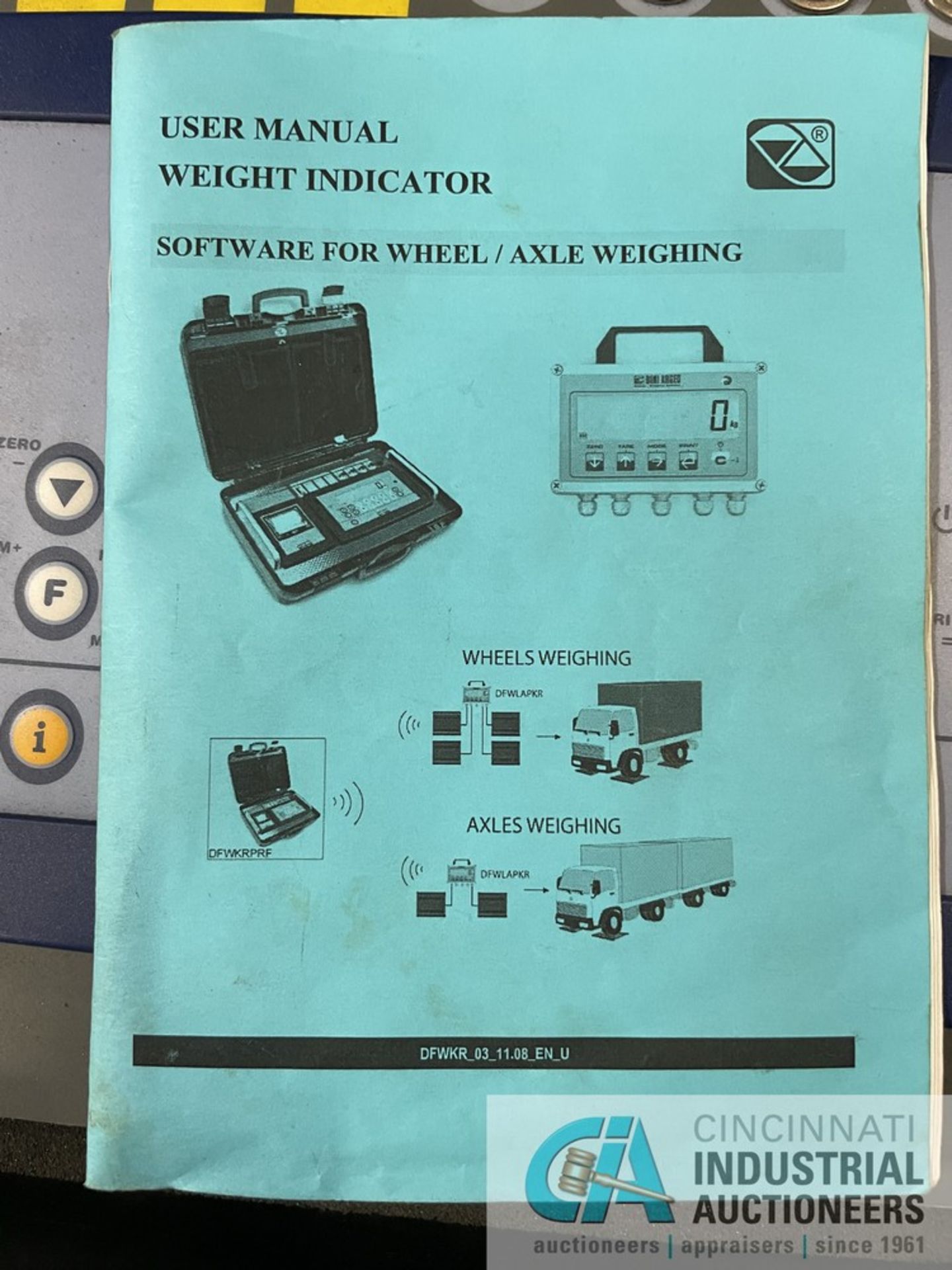 20,000 LB. CAPACITY A&A SCALES MODEL WP-20K AND MODEL DSB 5K AXLE TRUCK SCALES WITH DIGITAL READ-OUT - Image 10 of 11